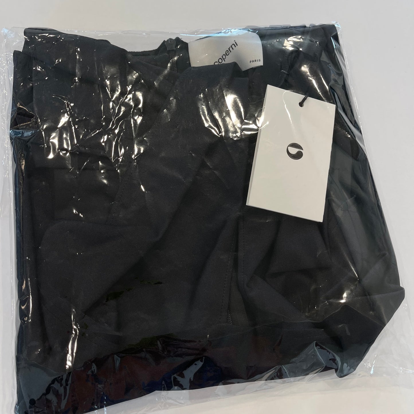 Coperni Cutout Twist Mini Dress in Black