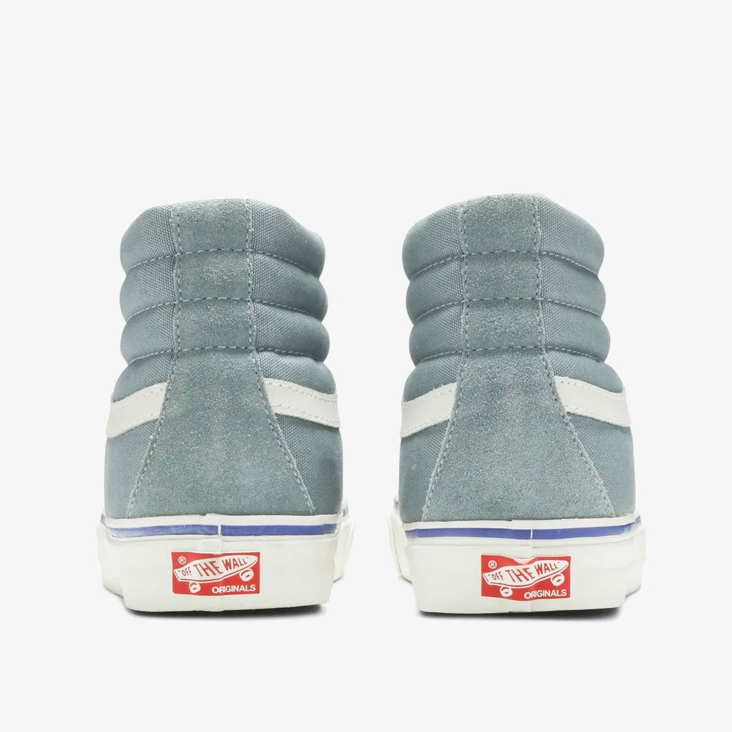 Vans OG Sk8 Hi LX Classic Skate Shoe in Lead Blue
