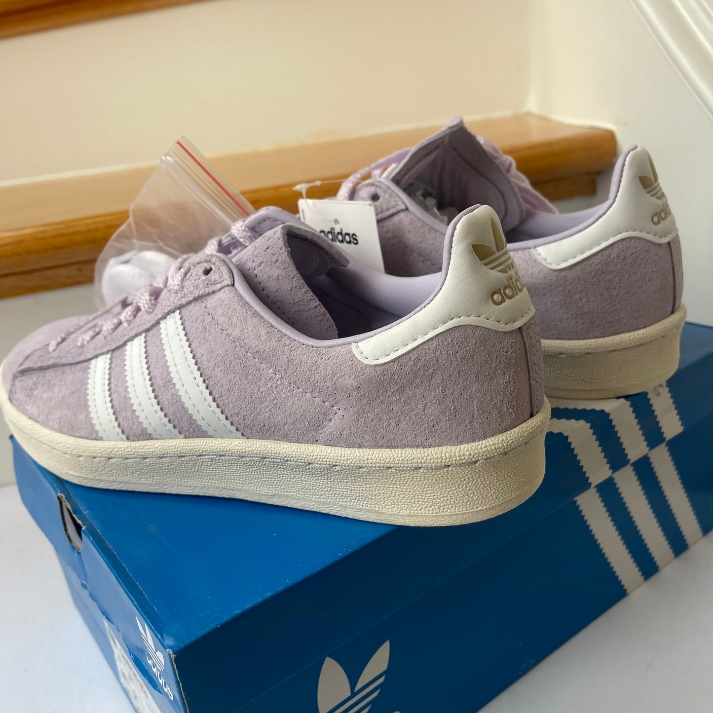 Adidas Campus 80s Light Purple Sneakers leather , lavender