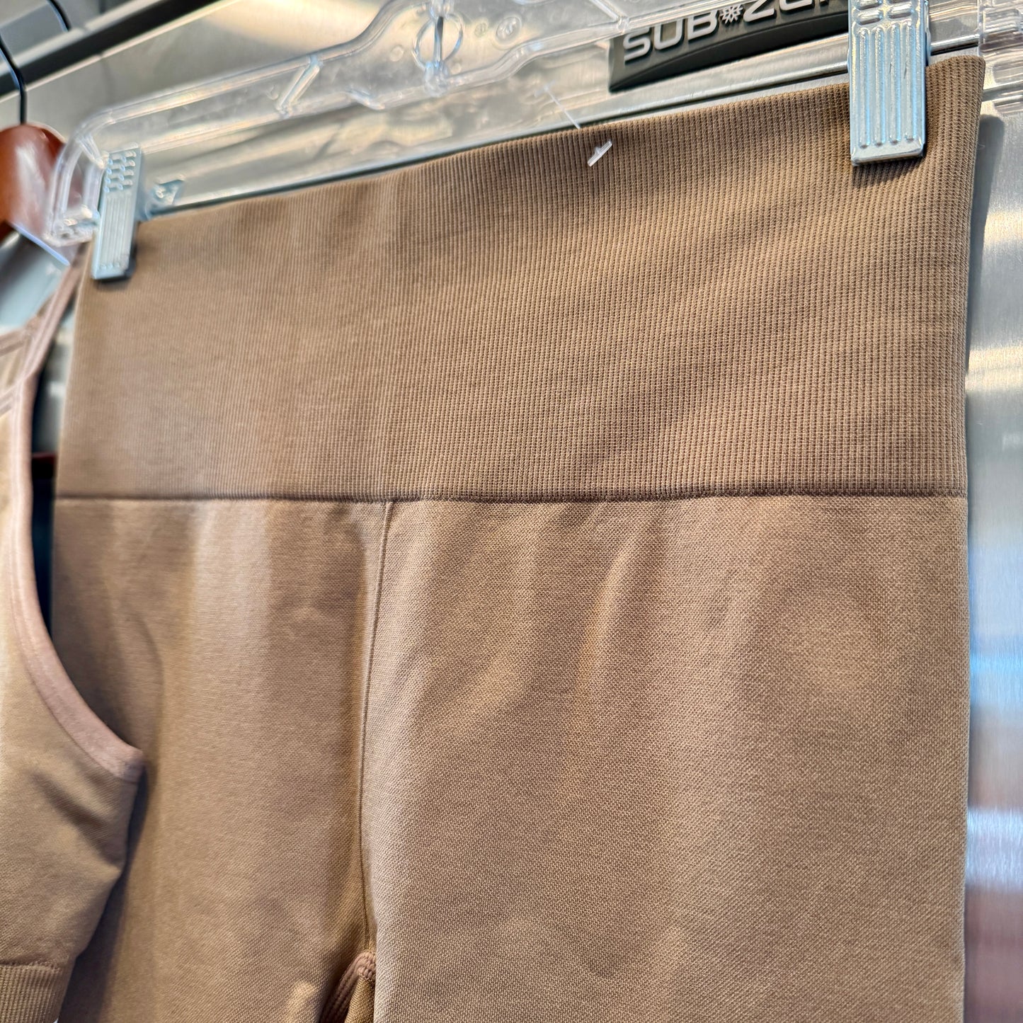 The Upside Form Seamless SET- 25 In Midi Pant and Angie Bra in Brown