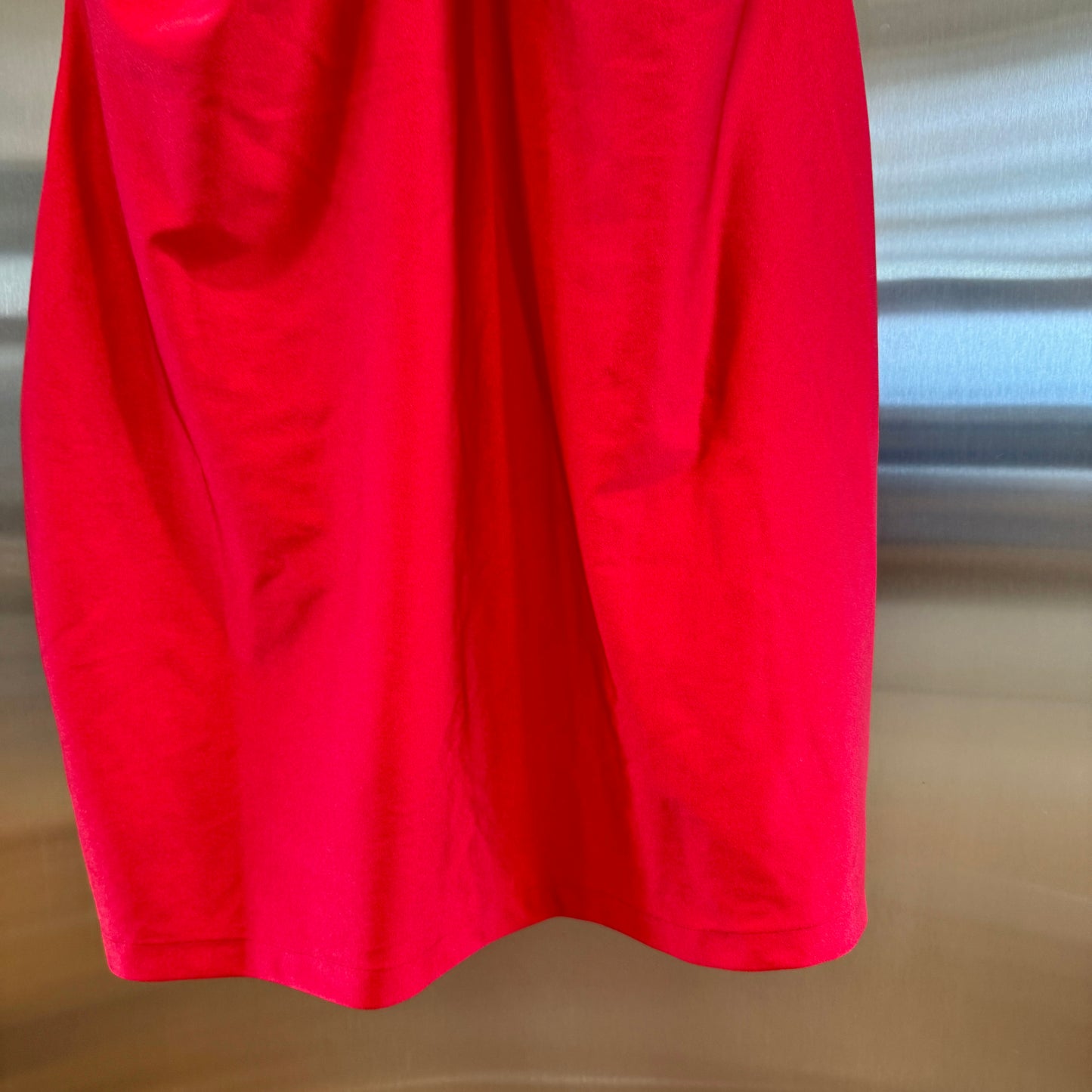 Coperni Twist Mini Dress in Lipstick Red Cut Out Brand New