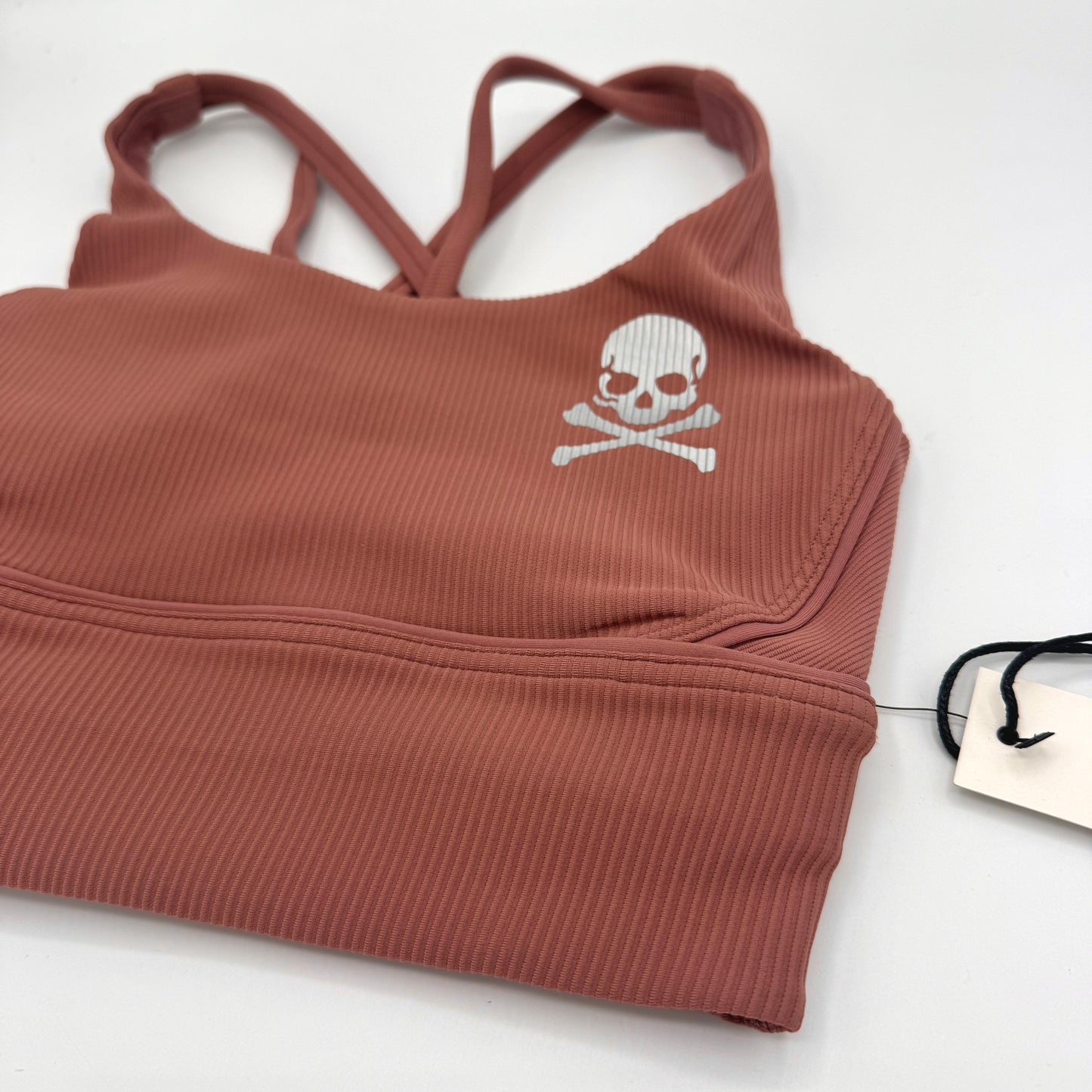 Lululemon Energy Bra in Ribbed Spiced Chai , Longline Soul Cycle Collab