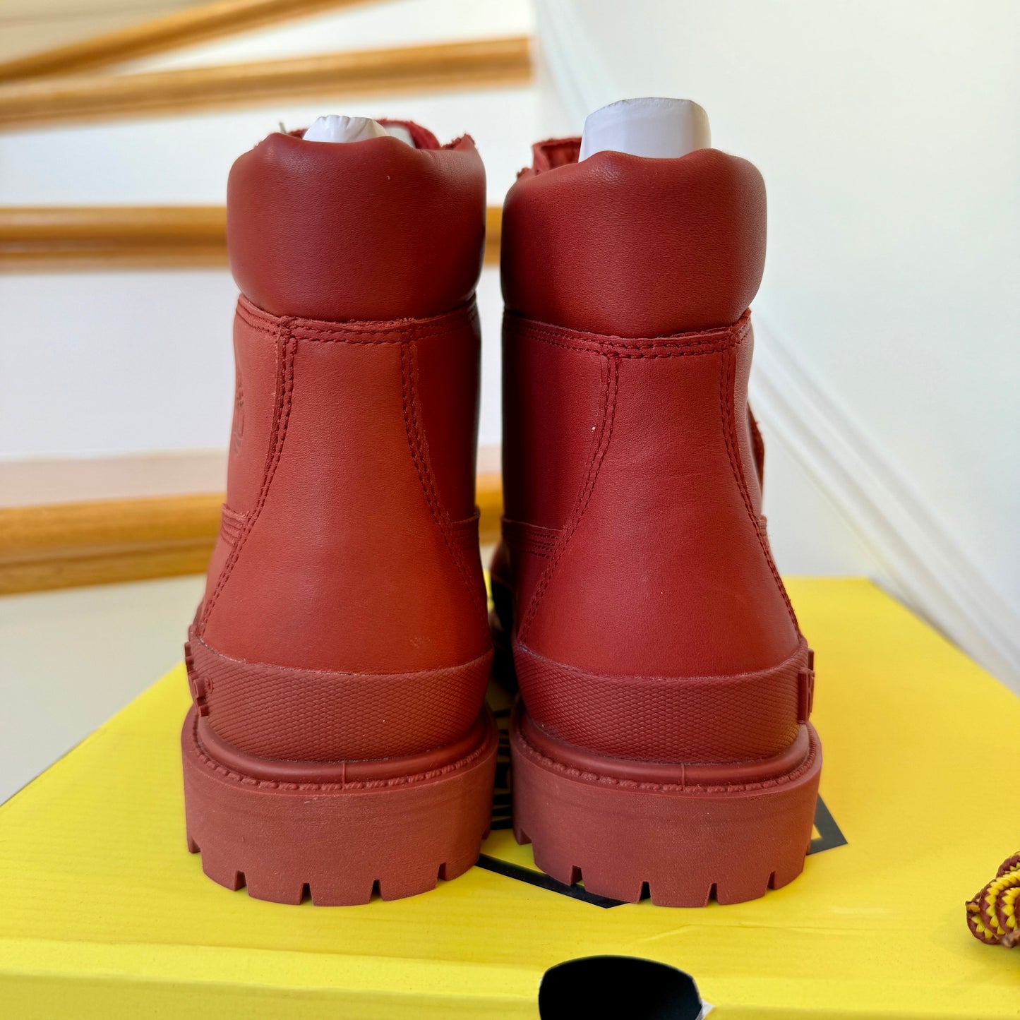 Timberland Heritage 6 Inch Waterproof Nubuck Red Beeline Boots , brand NEW