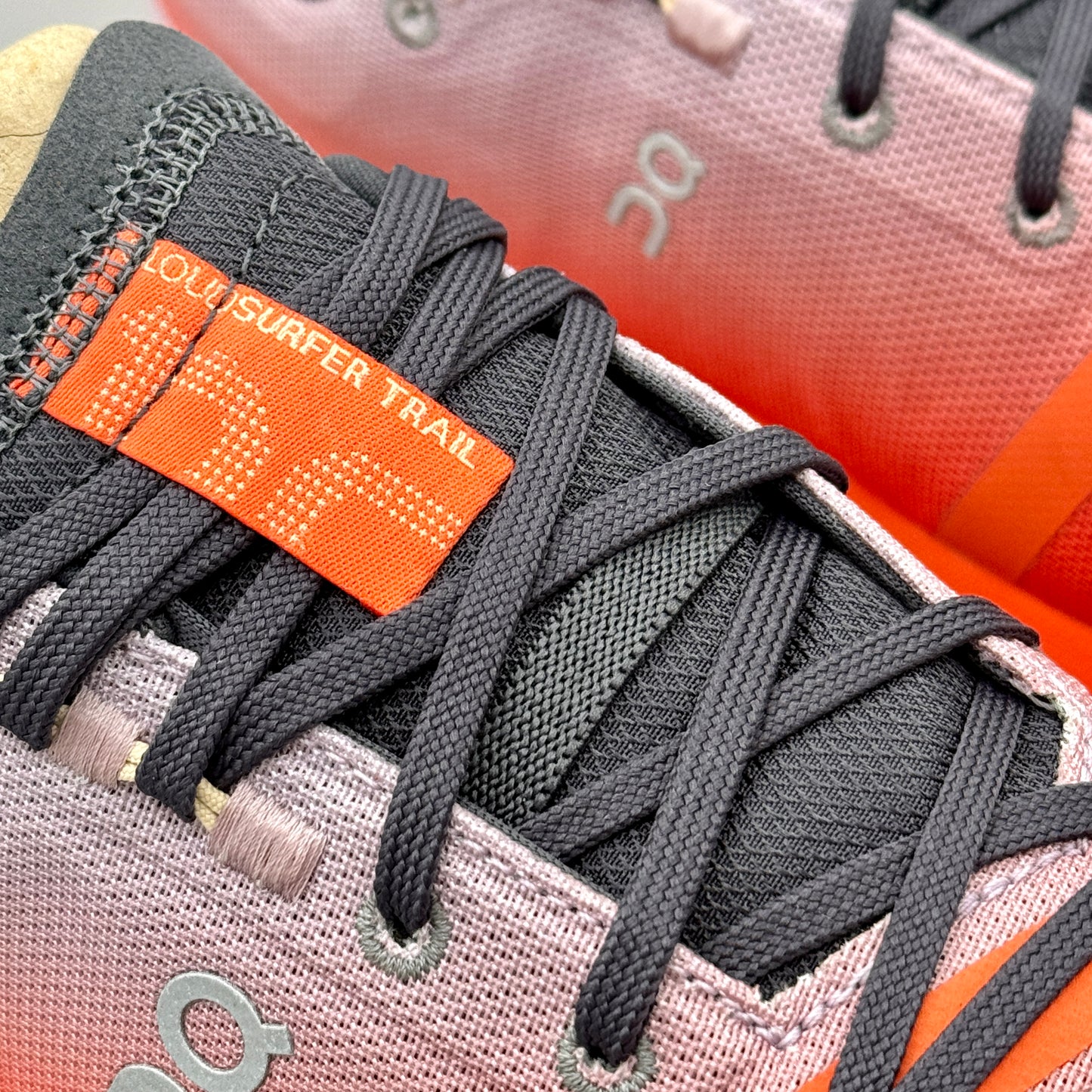 On Running Cloudsurfer Trail WP Waterproof Women’s Shoes Orange Grey Black