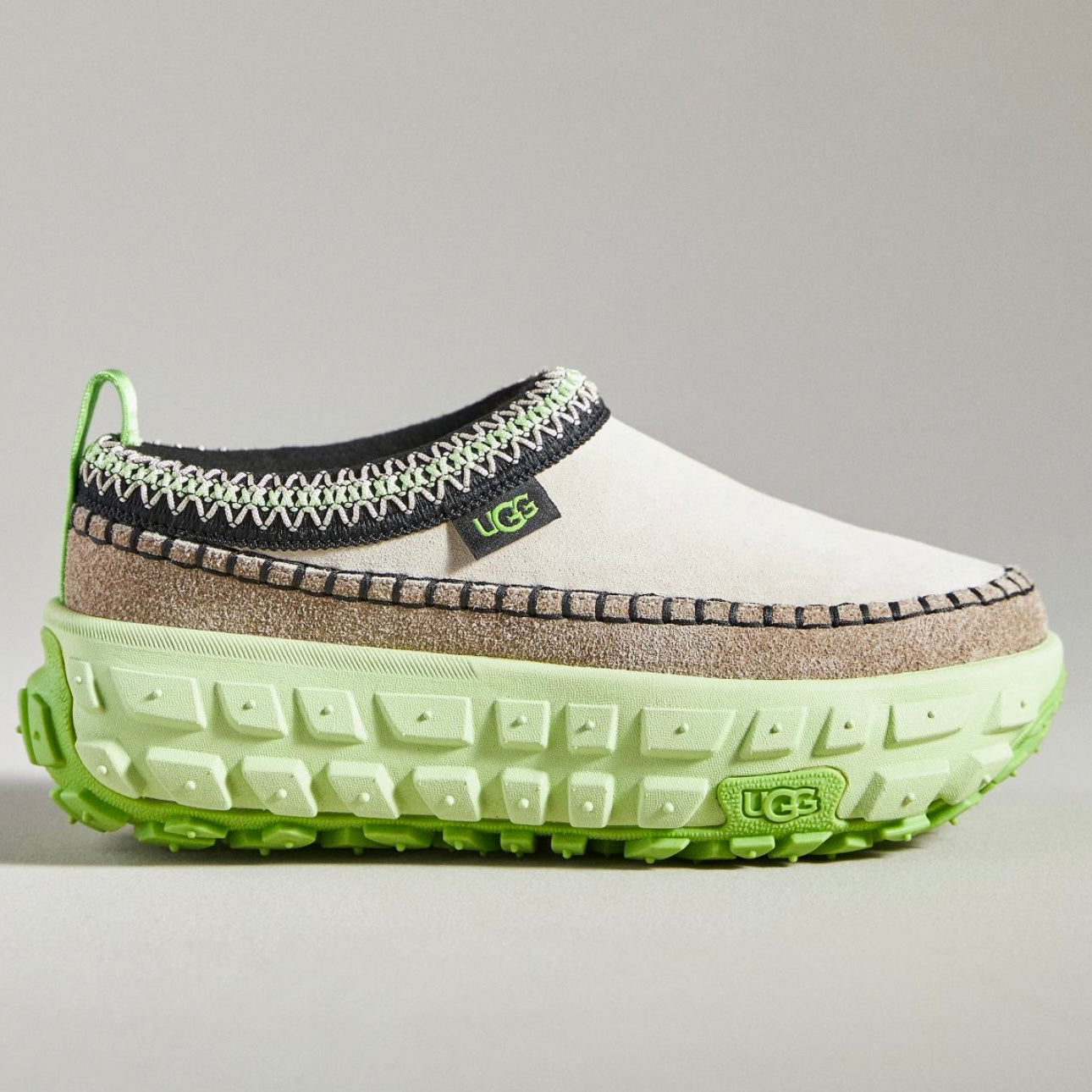 Ugg Venture Daze Platform Slide Shoes Unisex Green