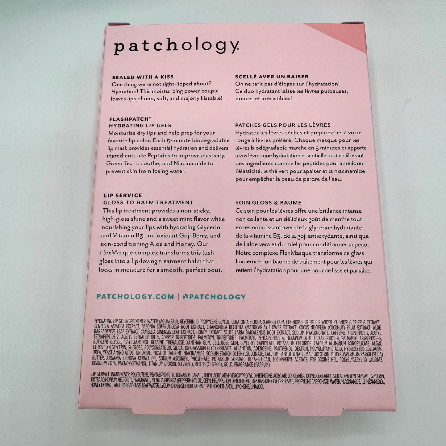 Patchology Kiss & Tell Hydrating and Plumping Lip Set — BUNDLE 10X