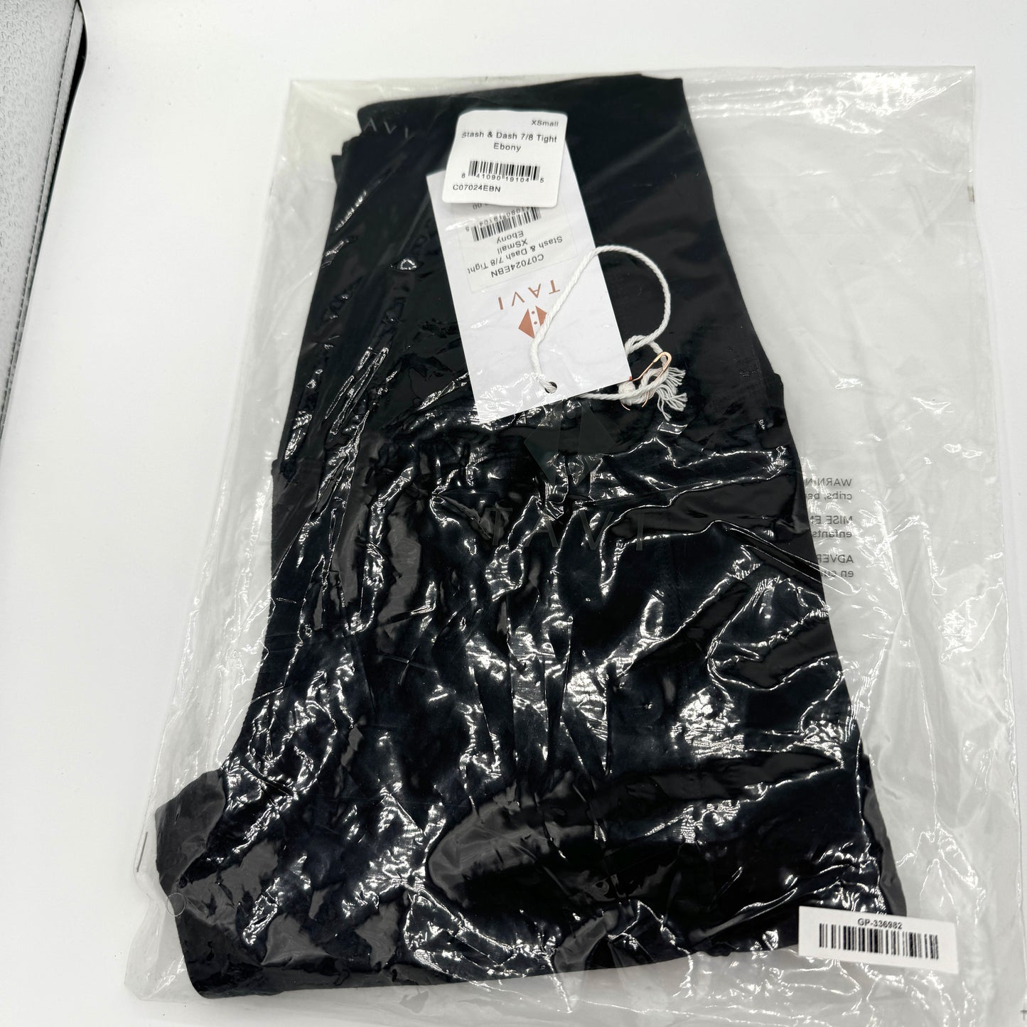 Tavi Stash & Dash 7/8 Leggings in Ebony Black Women’s Yoga Pant Leggings NEW