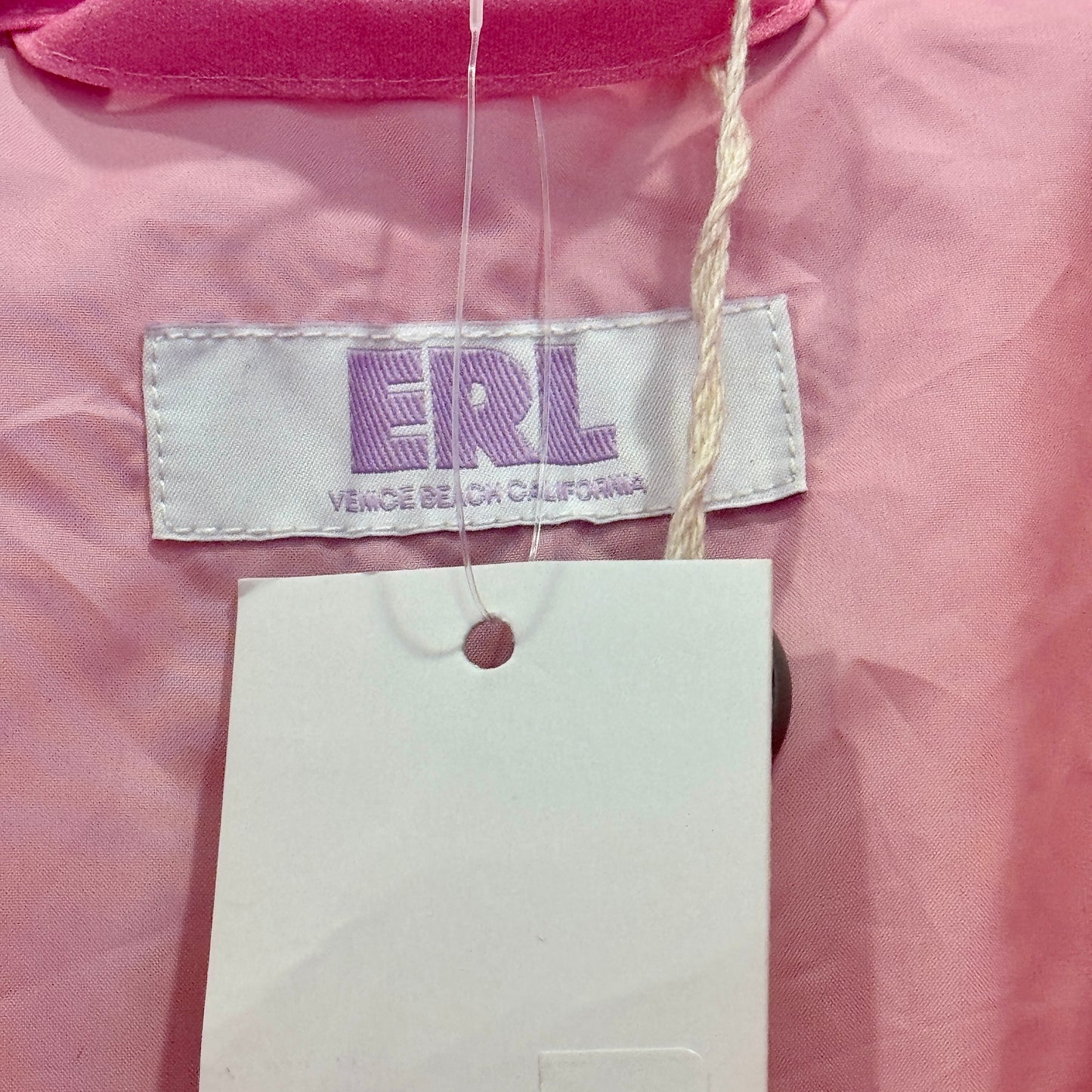 Erl Pink Ombre Sunset Puffer Sunshine Pink Multi Down-Filled Jacket