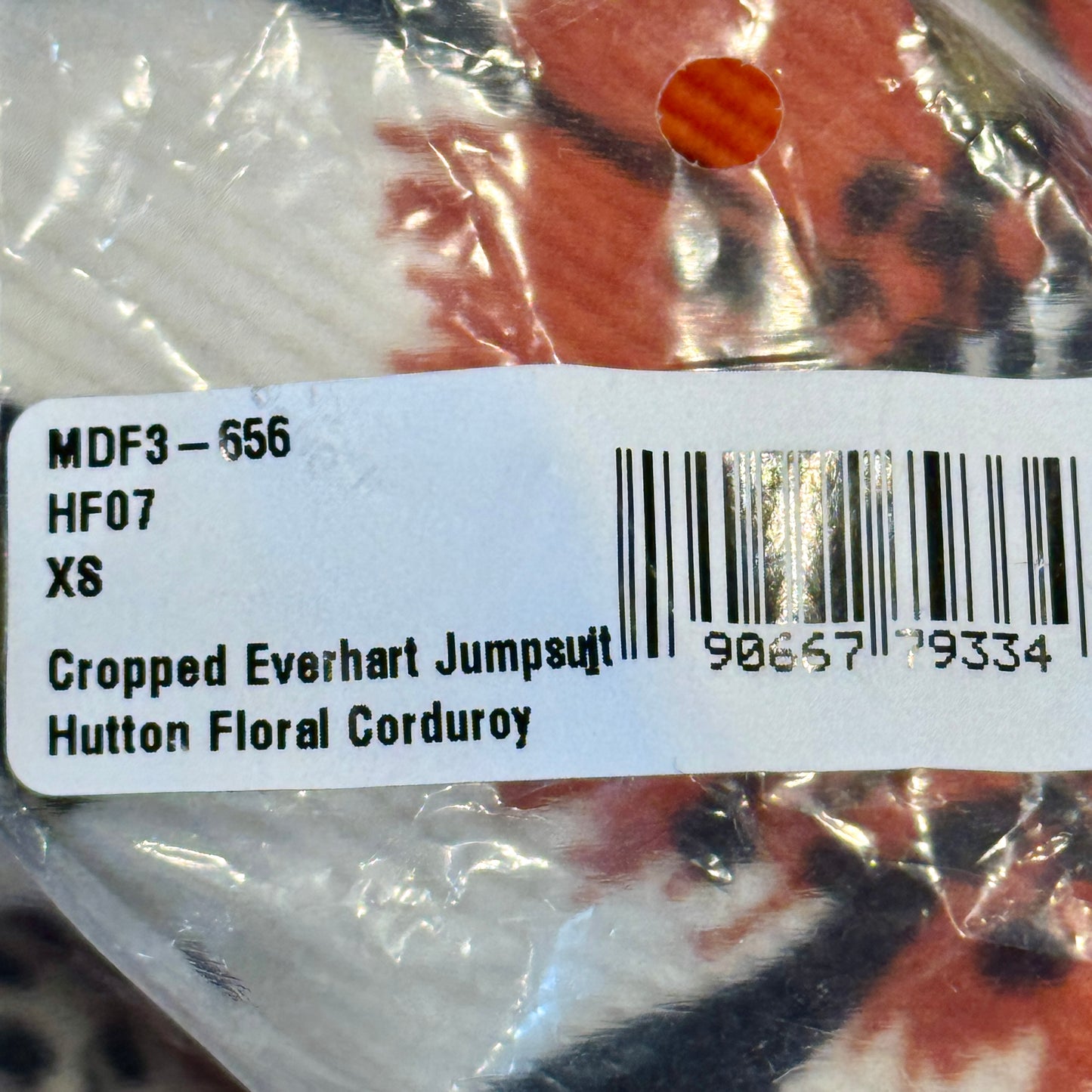 Show Me Your Mumu Cropped Everhart Jumpsuit in Hutton Floral Corduroy