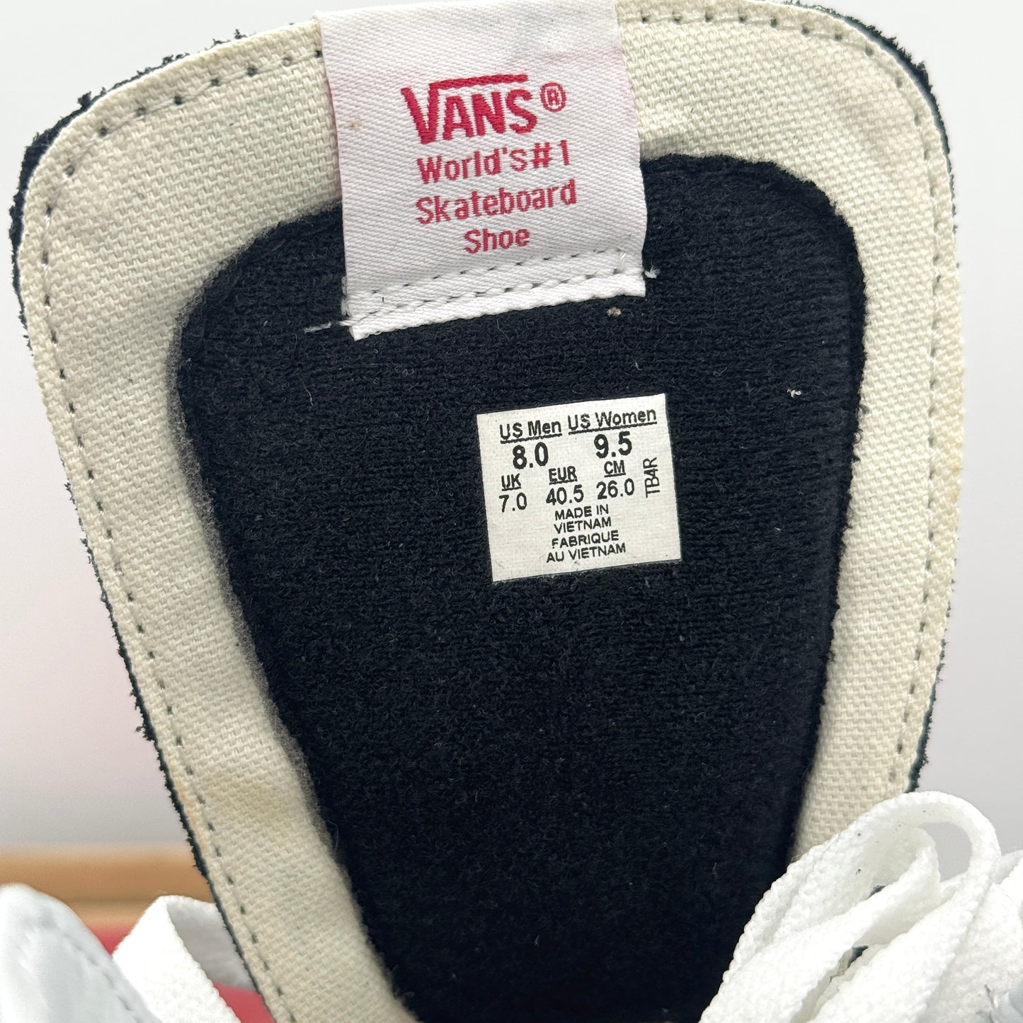Vans Sk8 Hi Navy Blue / Black High Top Classic Skate Shoe