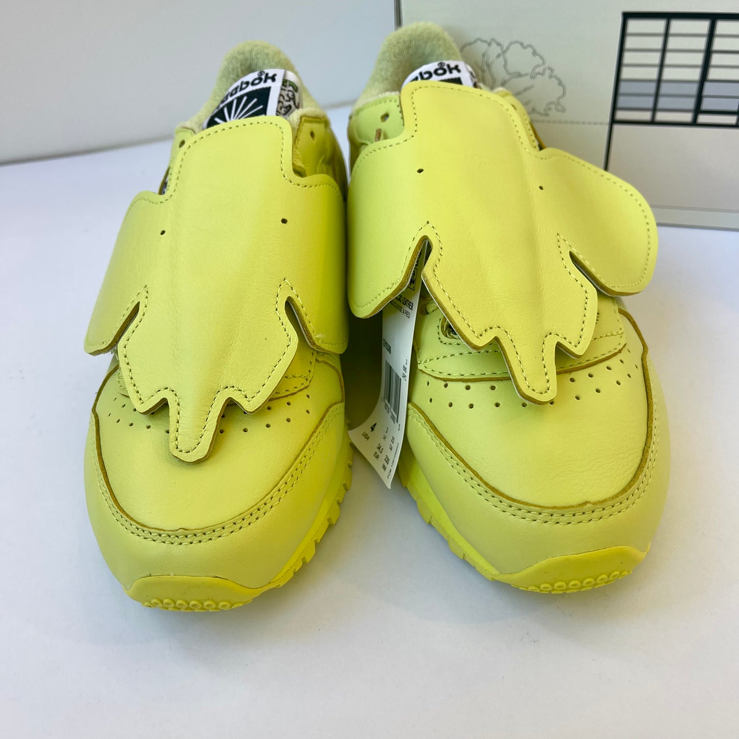 Eames x Reebok Collab Sneaker Aloe Yellow Green Neon Sneakers Unisex Shoes