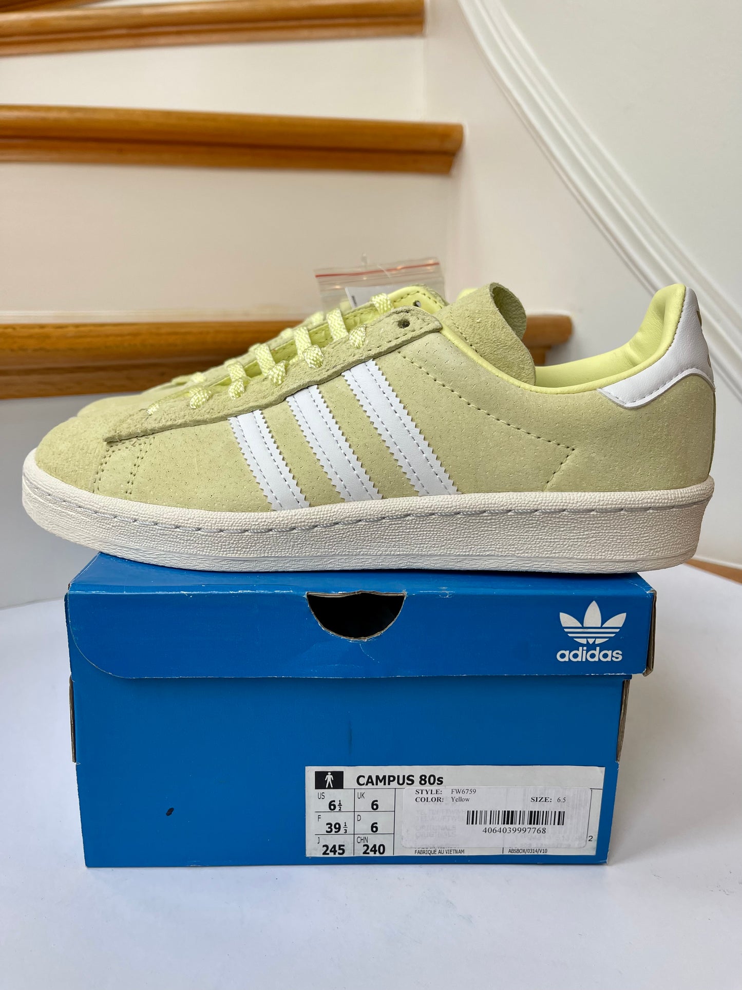 Adidas Campus 80s Light yellow green Sneakers