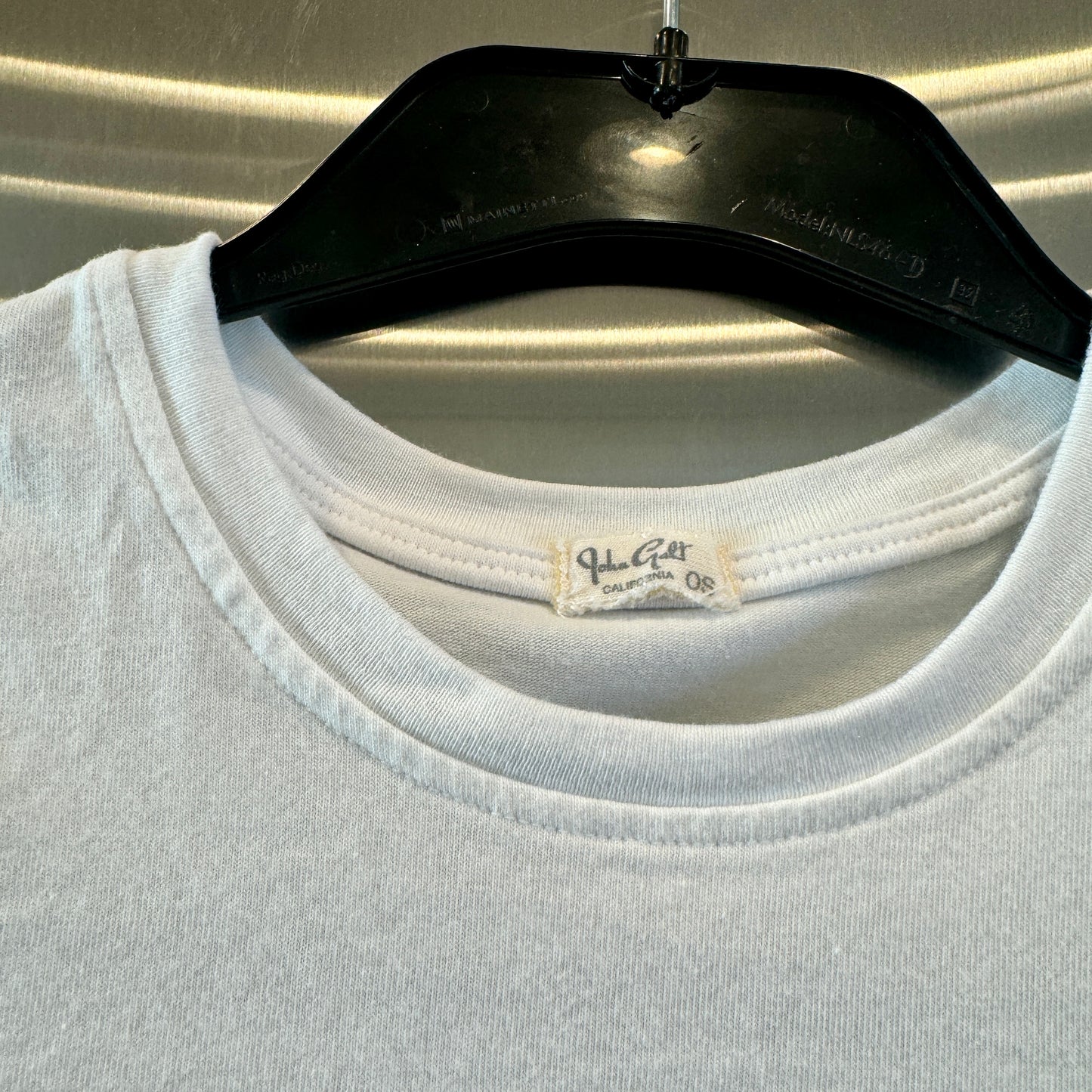 John Galt Rainbow Stripe Short Sleeve Cropped T Shirt Brandy Melville crop top Pre-Owned