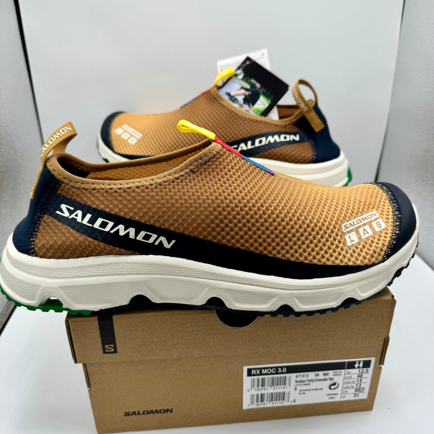 Salomon RX Moc 3.0 Slip on shoes taffy hrown unisex slides , brand new