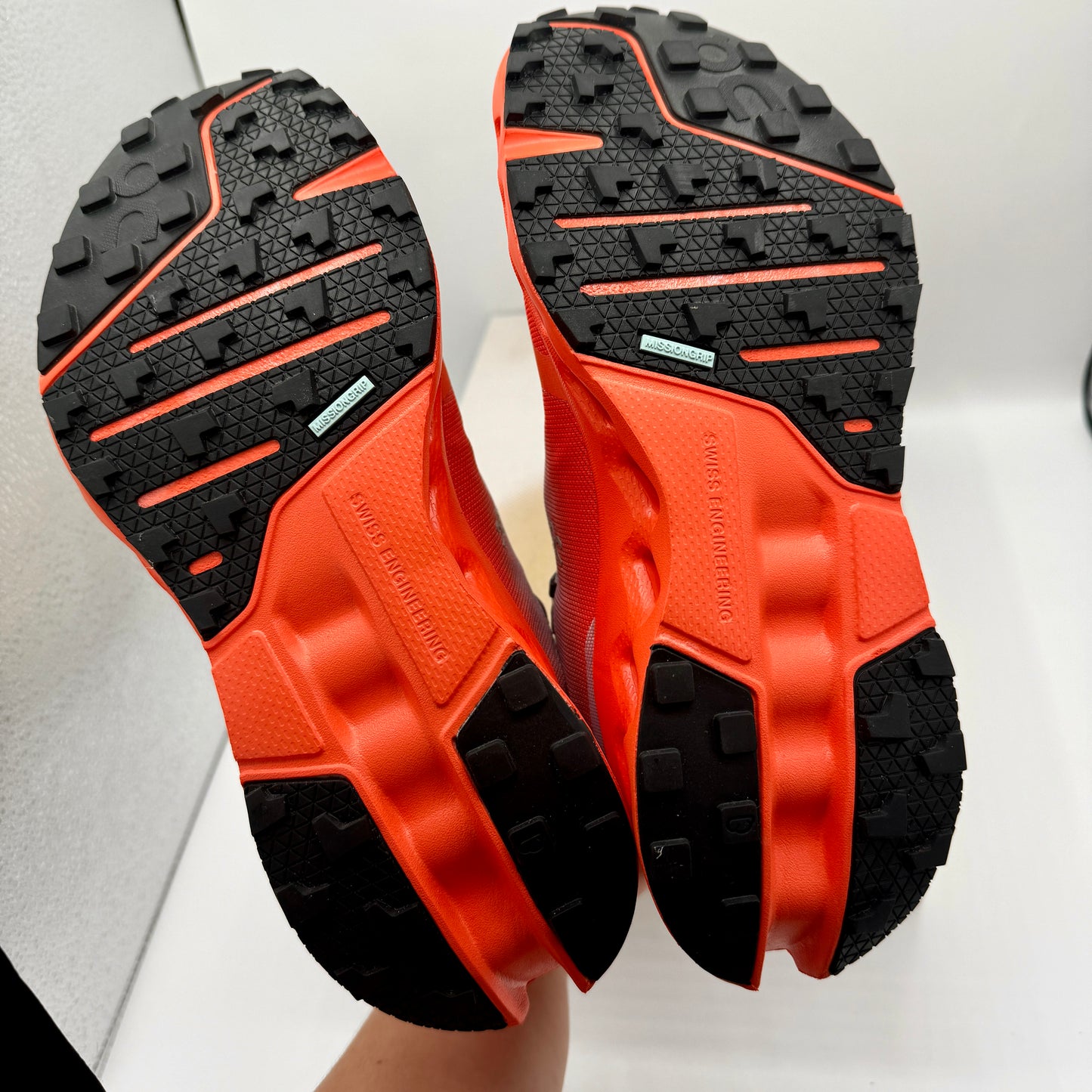 On Running Cloudsurfer Trail WP Waterproof Women’s Shoes Orange Grey Black