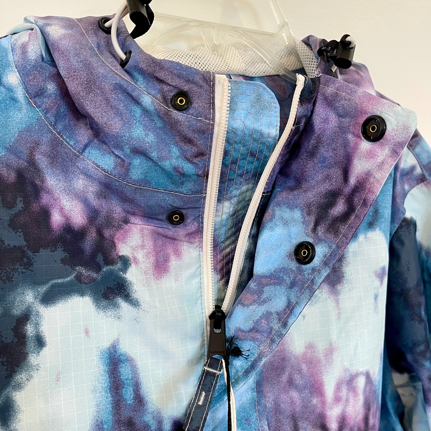 Napapijri Freestrider AOP Anorak pullover Blue tie dye jacket
