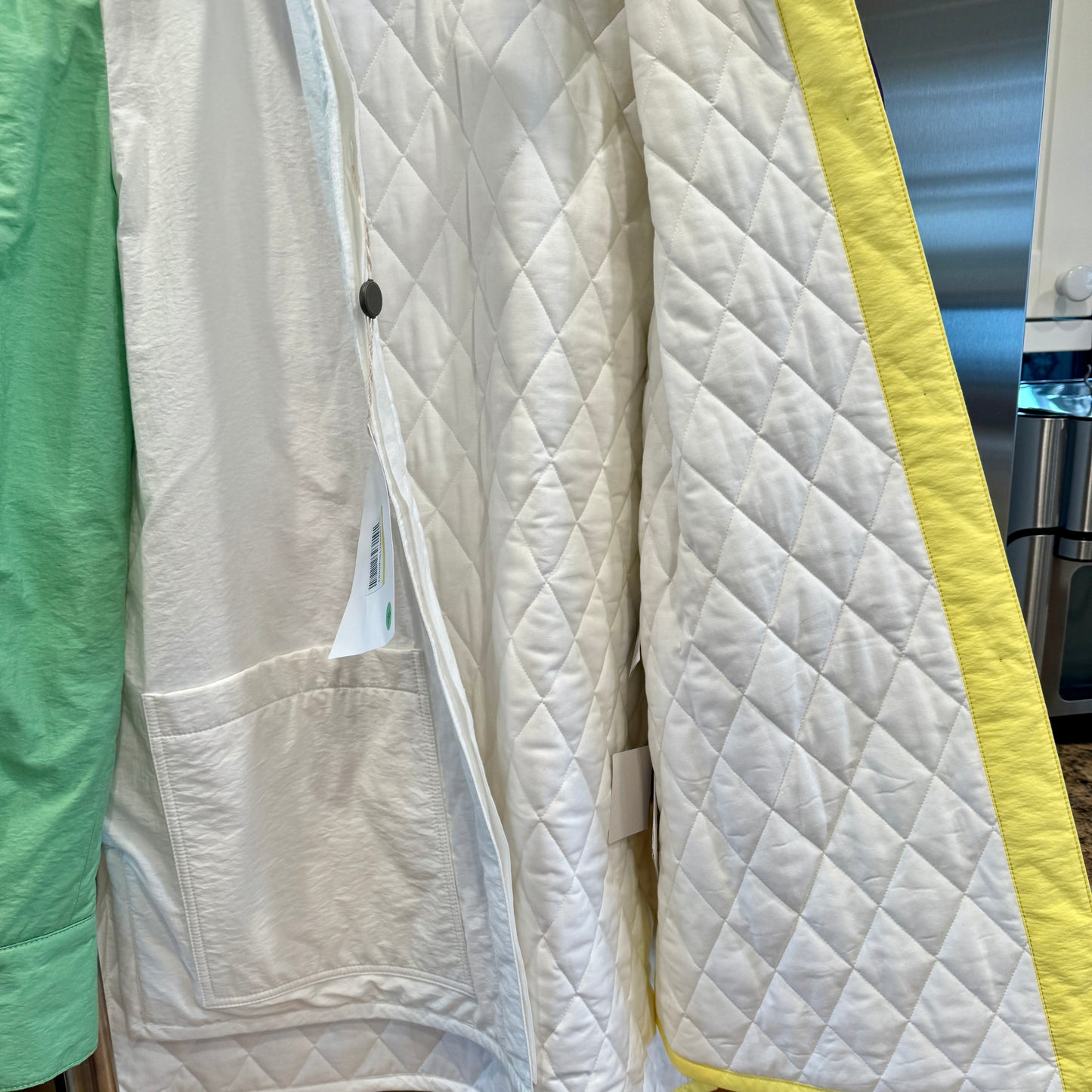 Loewe Padded Overshirt Multicolored Jacket Leather Collar Over shir multi