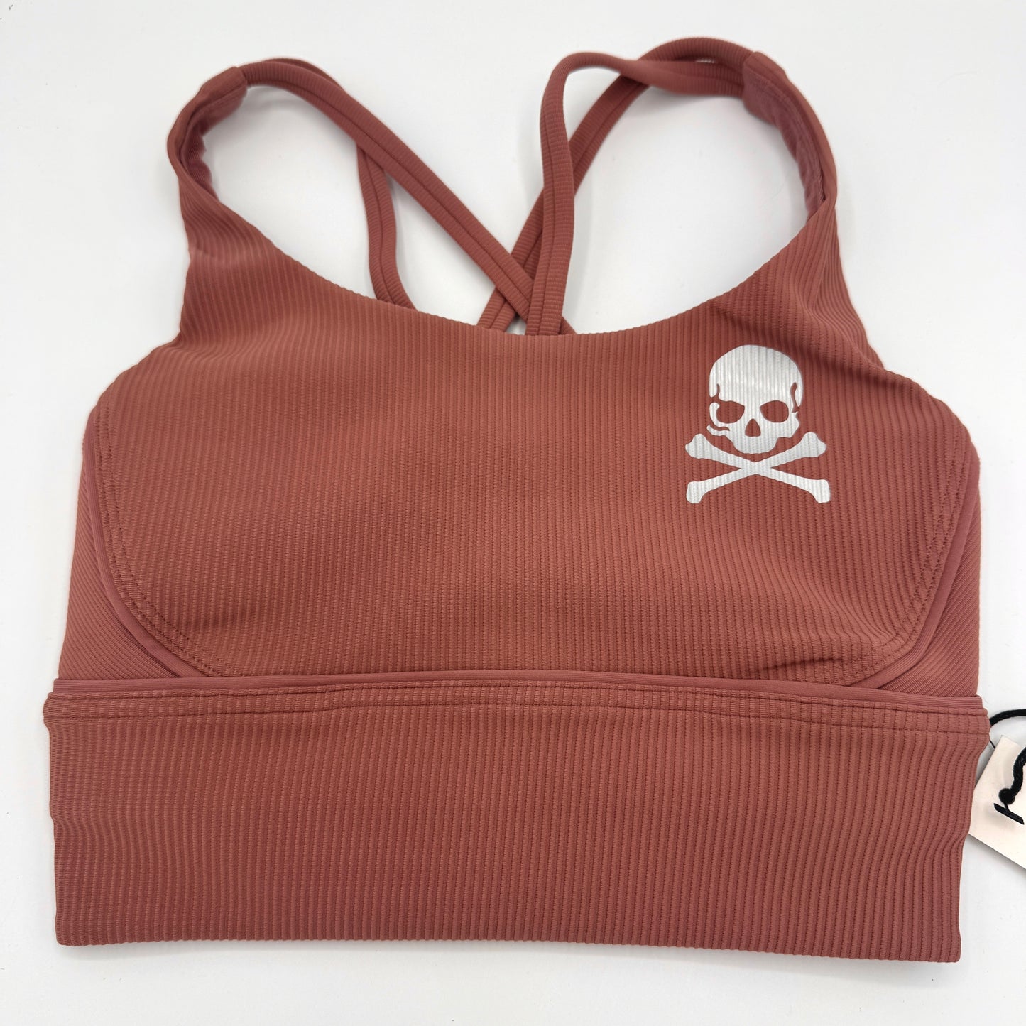 Lululemon Energy Bra in Ribbed Spiced Chai , Longline Soul Cycle Collab