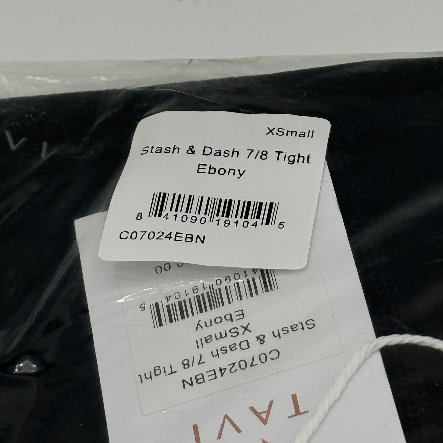 Tavi Stash & Dash 7/8 Leggings in Ebony Black Women’s Yoga Pant Leggings NEW