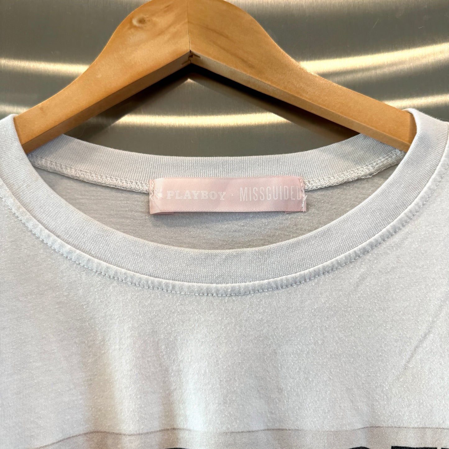 Missguided x Playboy Lips Shirt Dress Oversized Tee Women’s Collab , Good Pre-Owned Condition