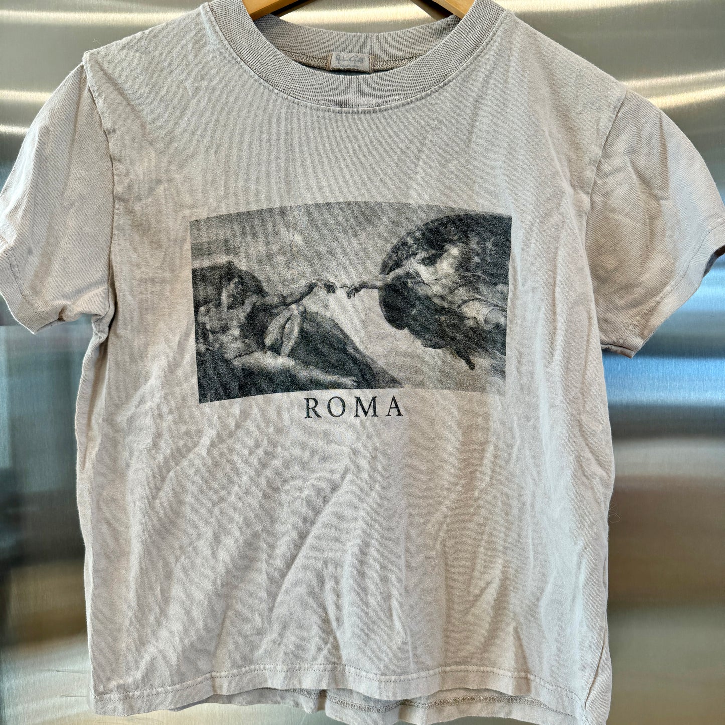 John Galt Roma Chloe Brandy Melville Tee Shirt Top Pre-owned Grey