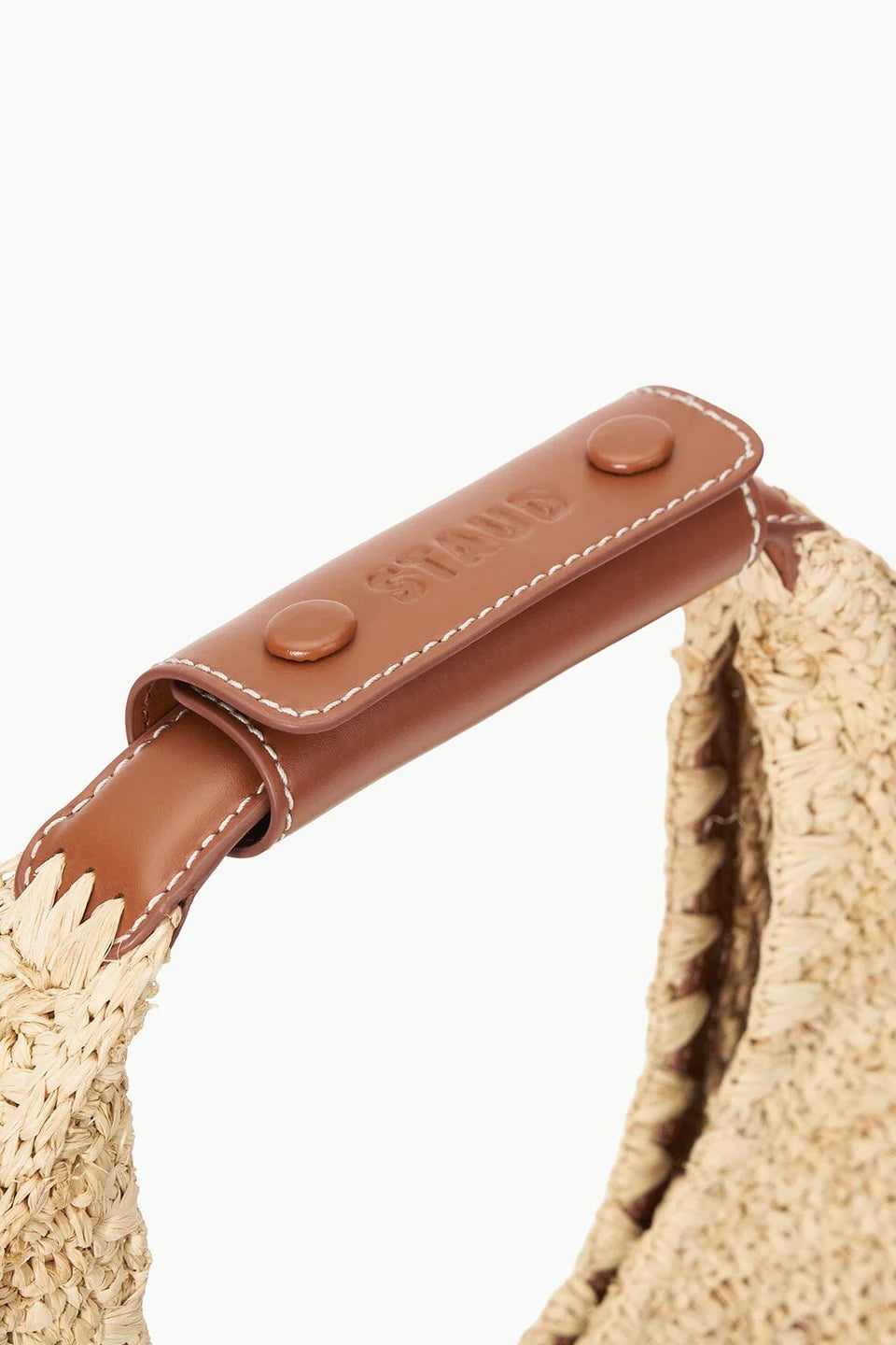 Staud Moon Bag - Natural Raffia