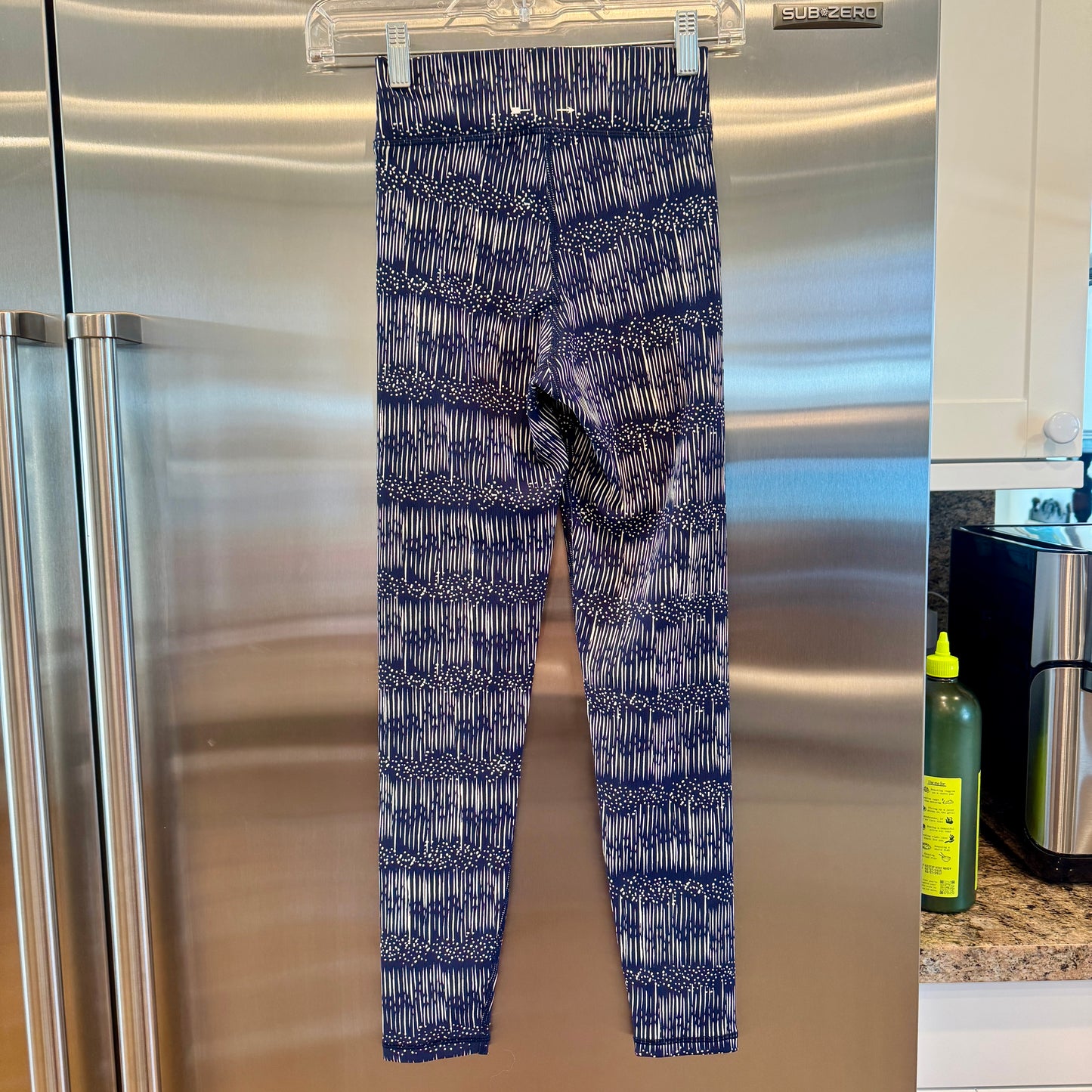 The Upside Yukimi Leggings in Blue , Ribbed Yoga Pants