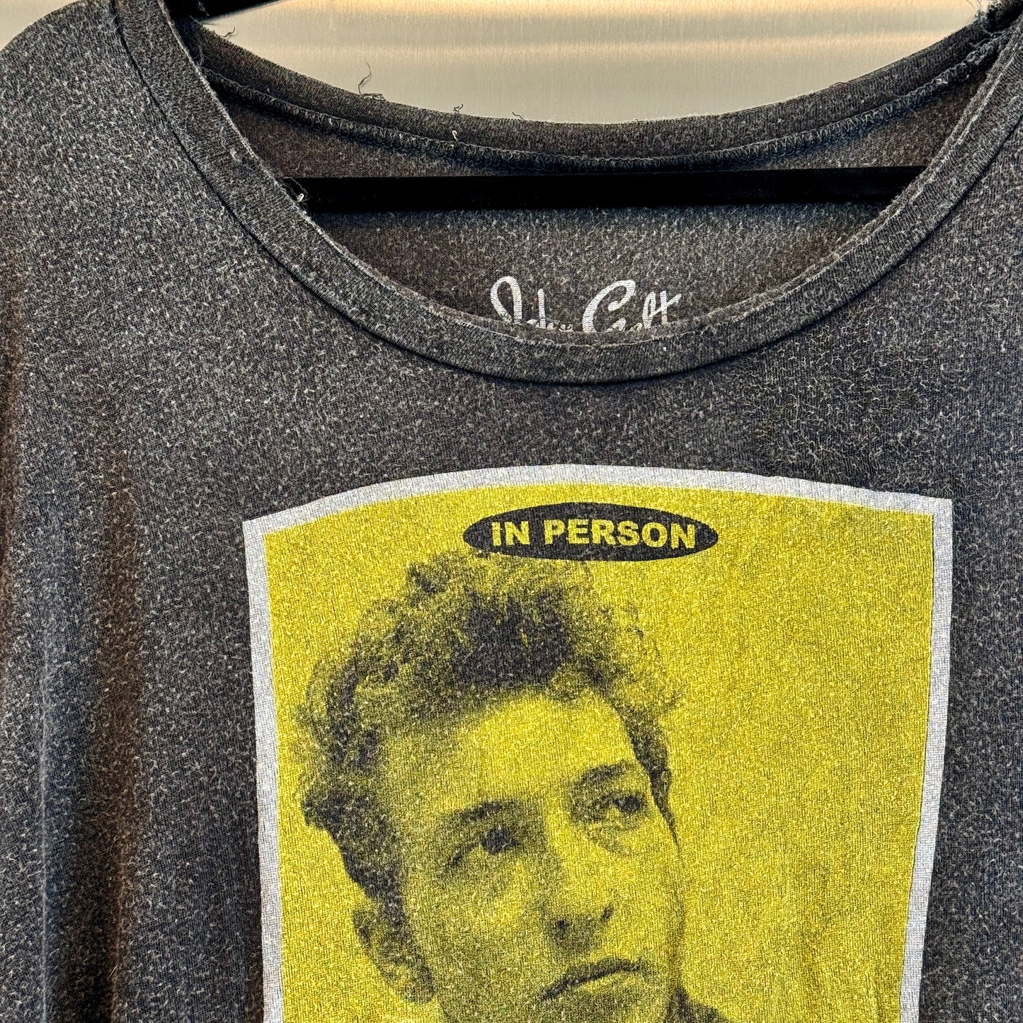 John Galt Bob Dylan Oversized Boxy Slouchy Tee Shirt Vintage Aesthetic RARE * Pre-Owned