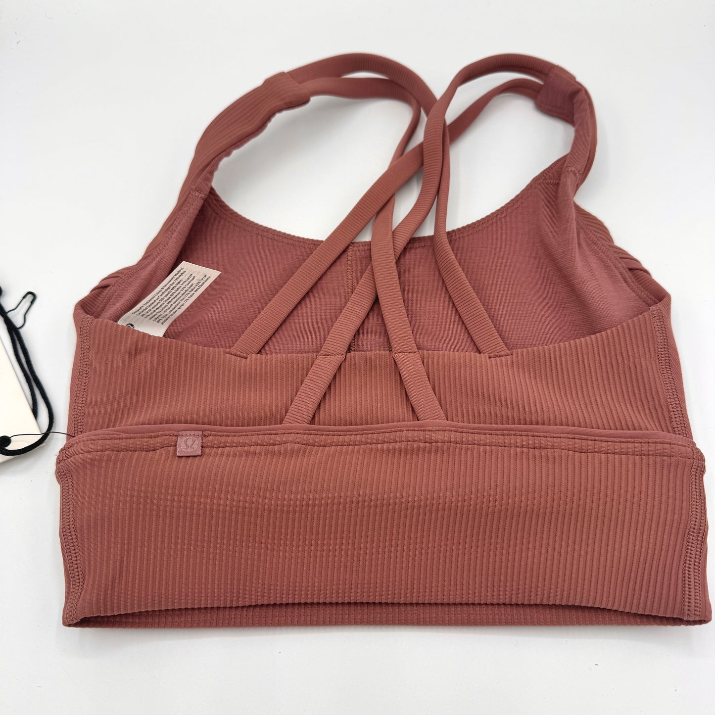 Lululemon Energy Bra in Ribbed Spiced Chai , Longline Soul Cycle Collab