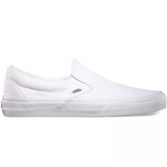 Vans Classic Slip-On Sneakers in all white , kids shoes brand NEW