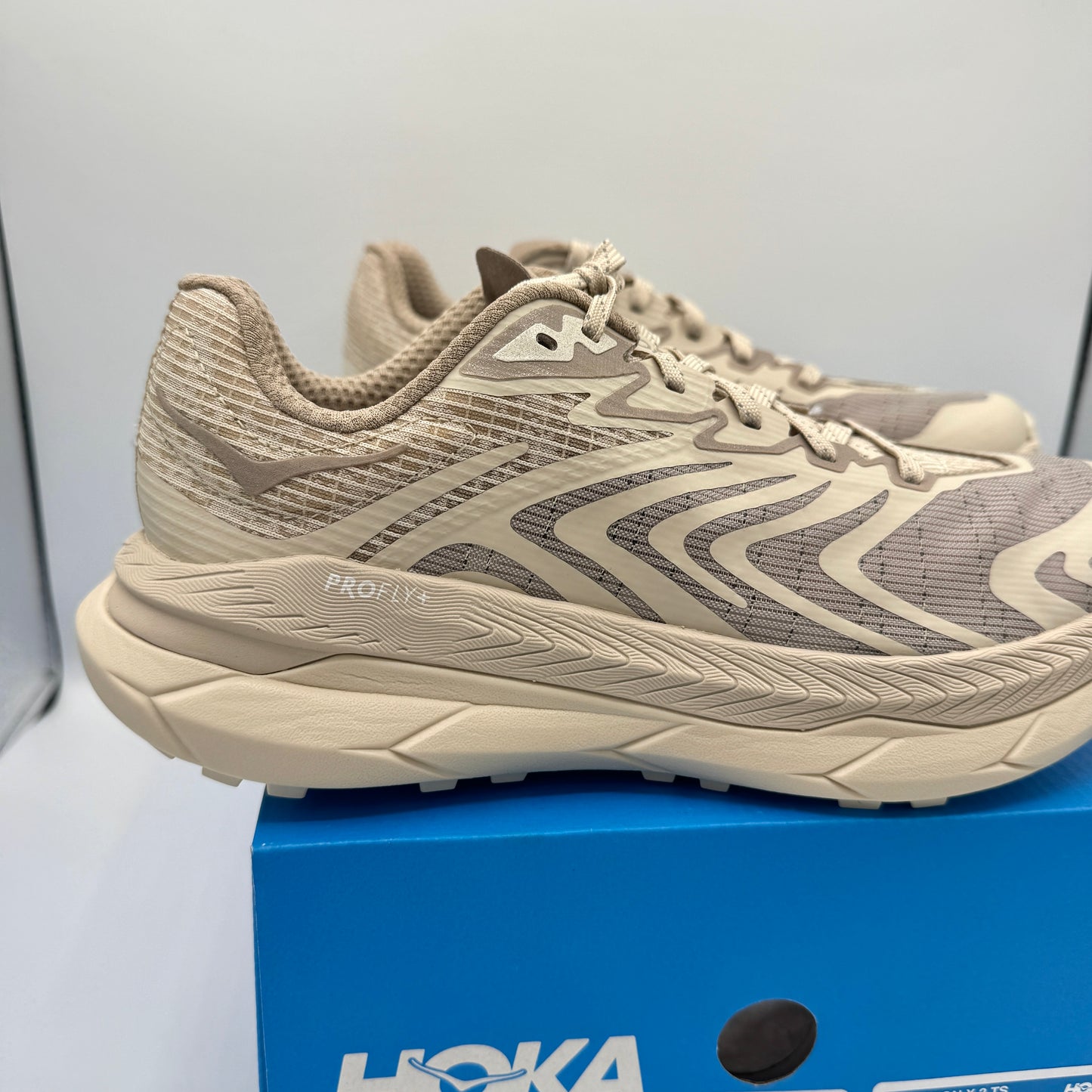 Hoka Stealth Tech Tecton X 2 Sneaker in Oatmeal /Oatmilk U Unisex