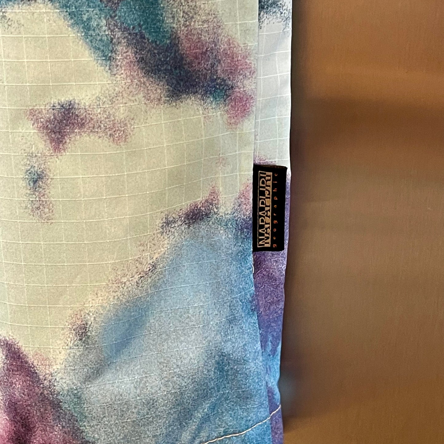 Napapijri Freestrider AOP Anorak pullover Blue tie dye jacket
