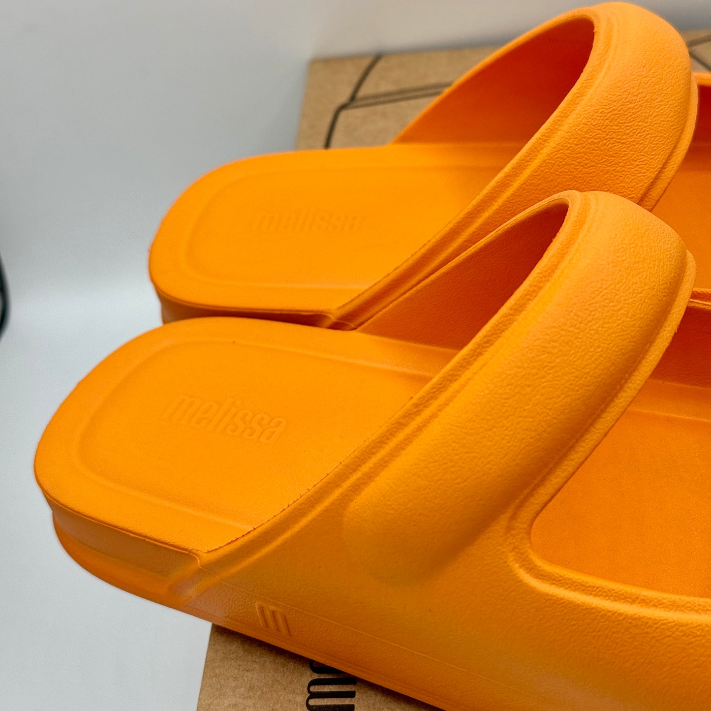 Melissa Free Grow Orange Sandals Slides , EVA , vegan