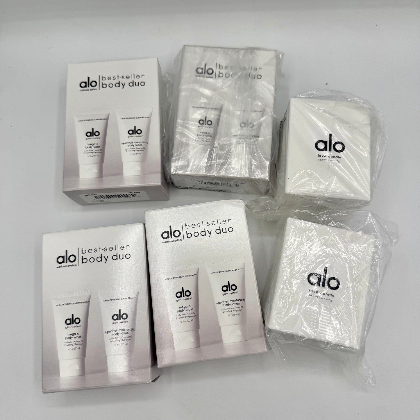 Alo Yoga BUNDLE Wellness Minis - Love Candle, Bodywash, Lotion