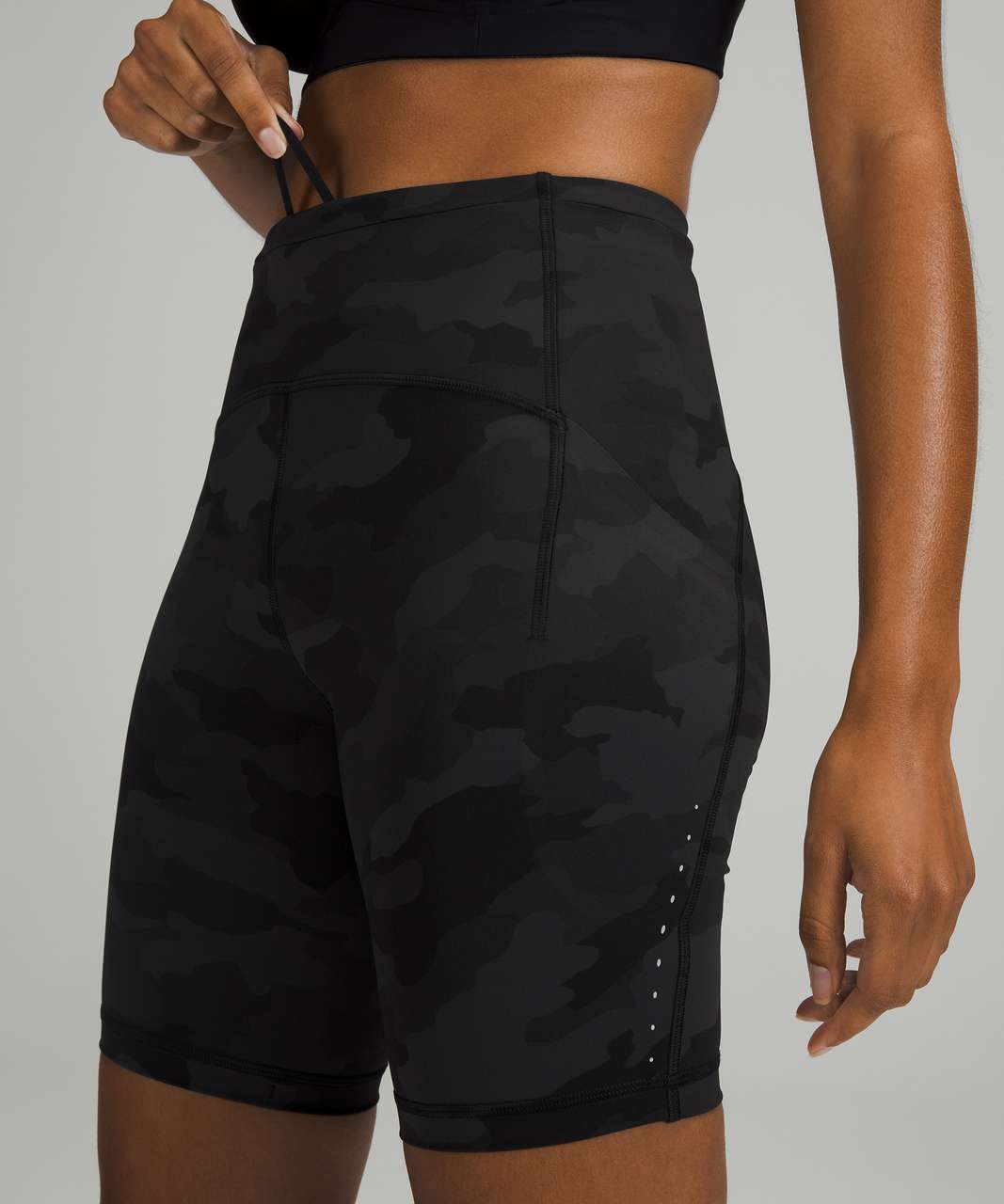 Lululemon x Barry’s Swift Speed High-Rise Short 8" Heritage 365 Camo Deep Coal Multi