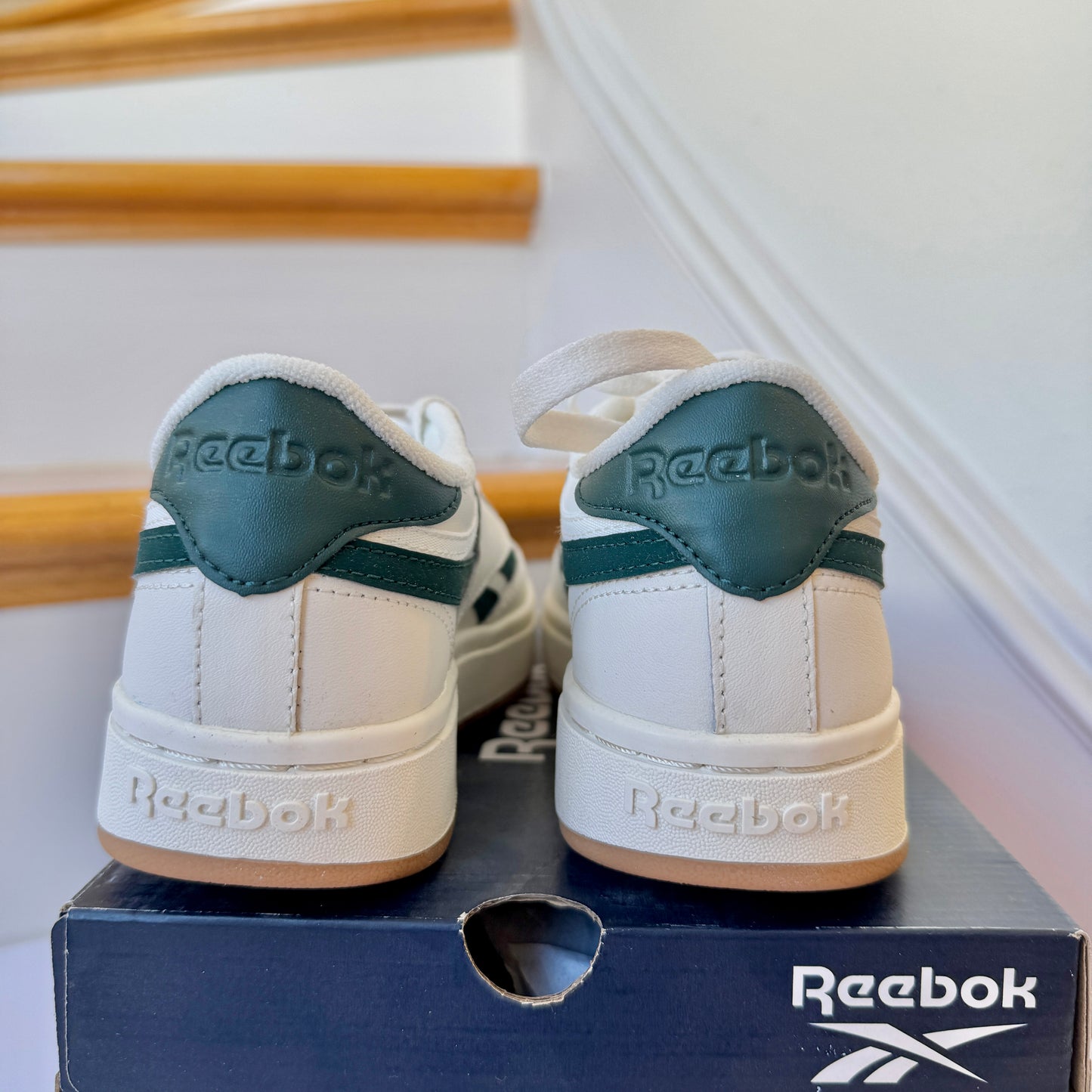Reebok Club C Double Revenge Chalk / Forest green sneakers women’s shoes