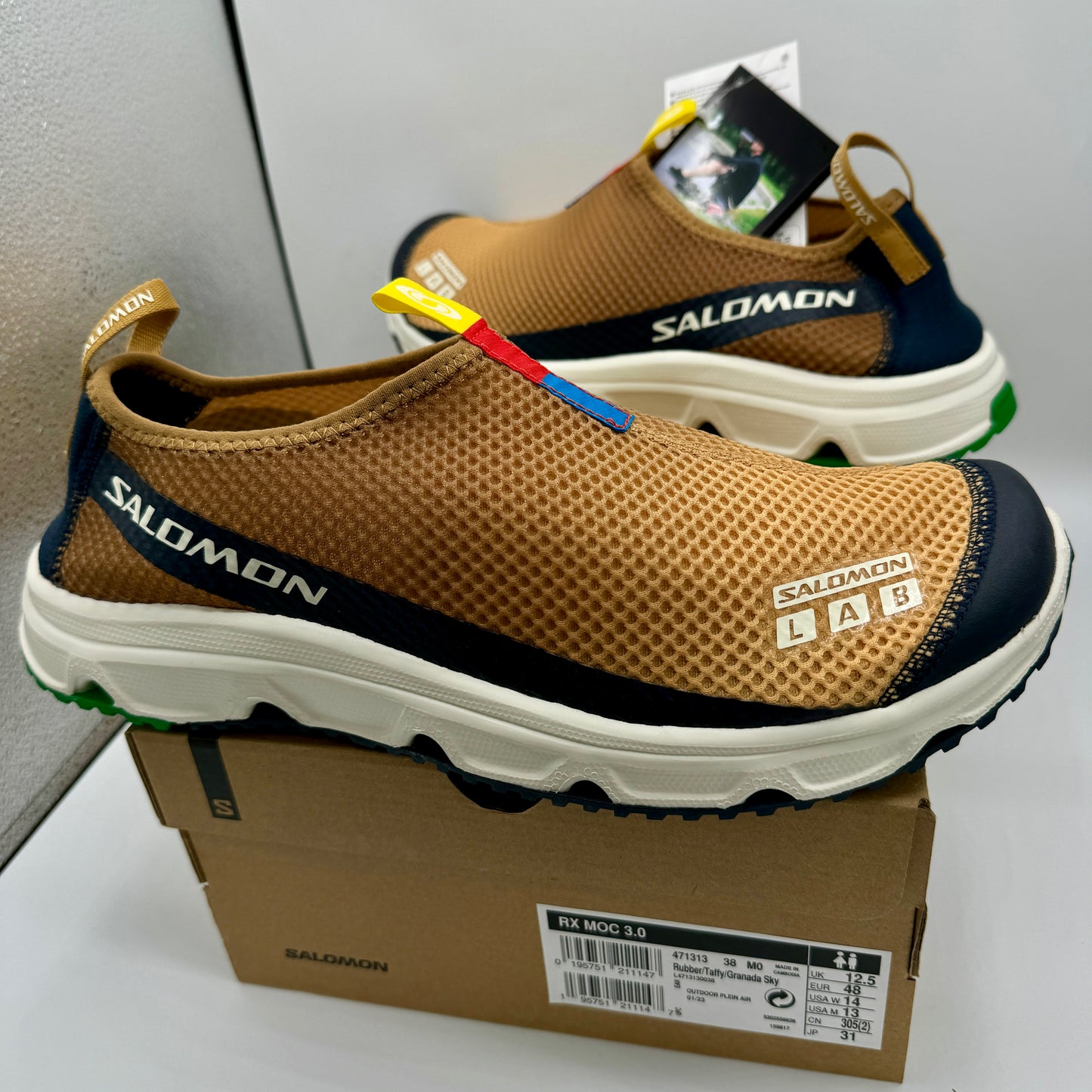 Salomon RX Moc 3.0 Slip on shoes taffy hrown unisex slides , brand new