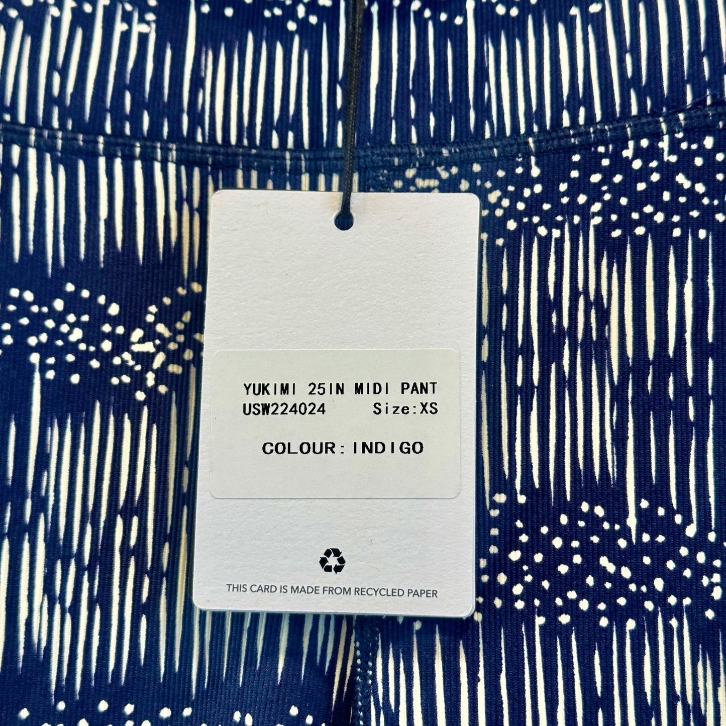 The Upside Yukimi Leggings in Blue , Ribbed Yoga Pants