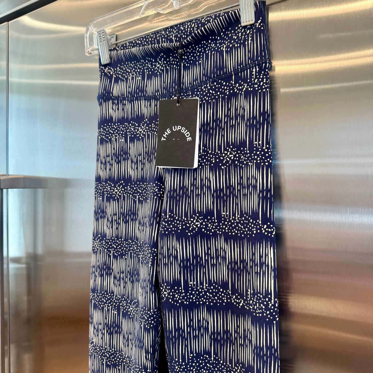 The Upside Yukimi Leggings in Blue , Ribbed Yoga Pants