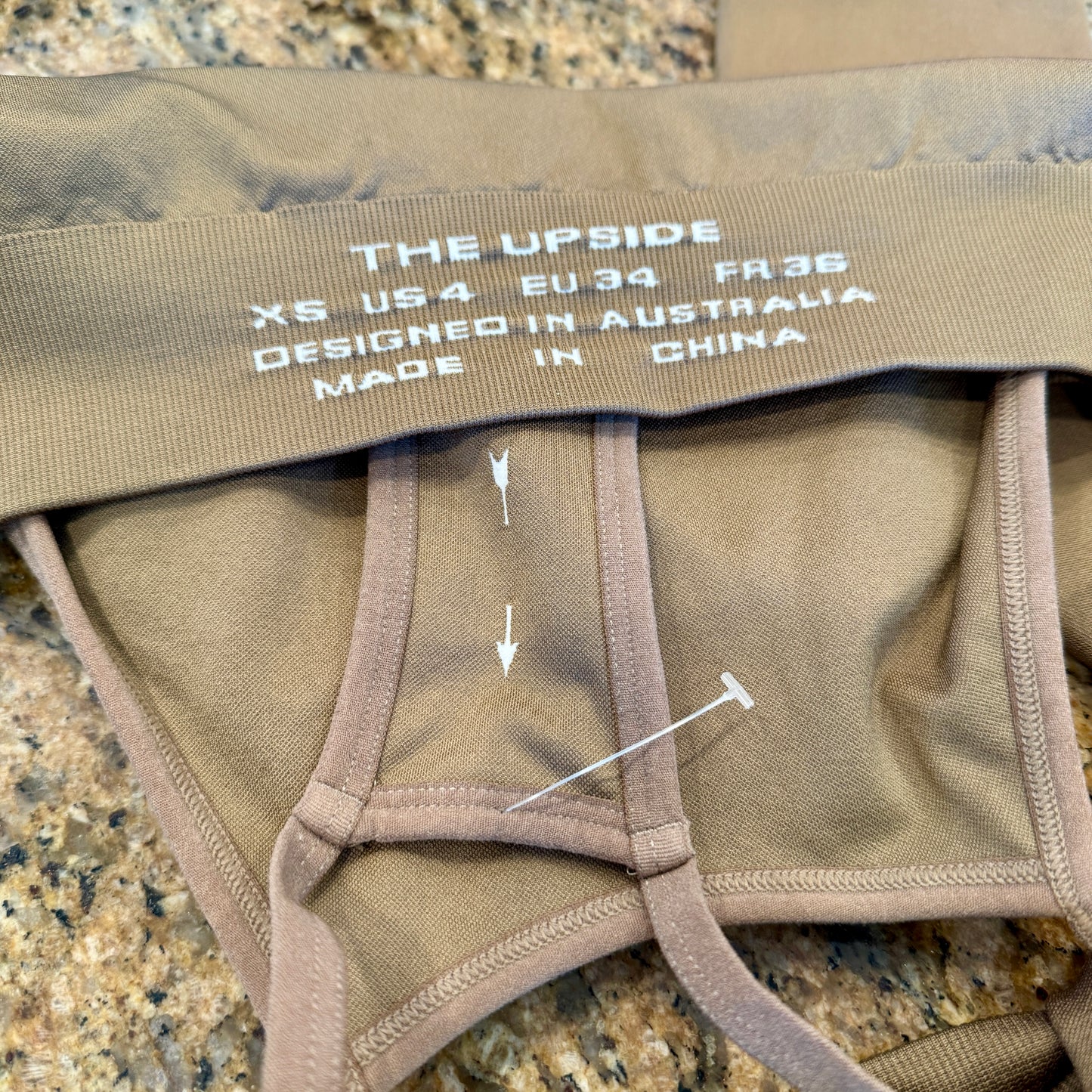 The Upside Form Seamless SET- 25 In Midi Pant and Angie Bra in Brown
