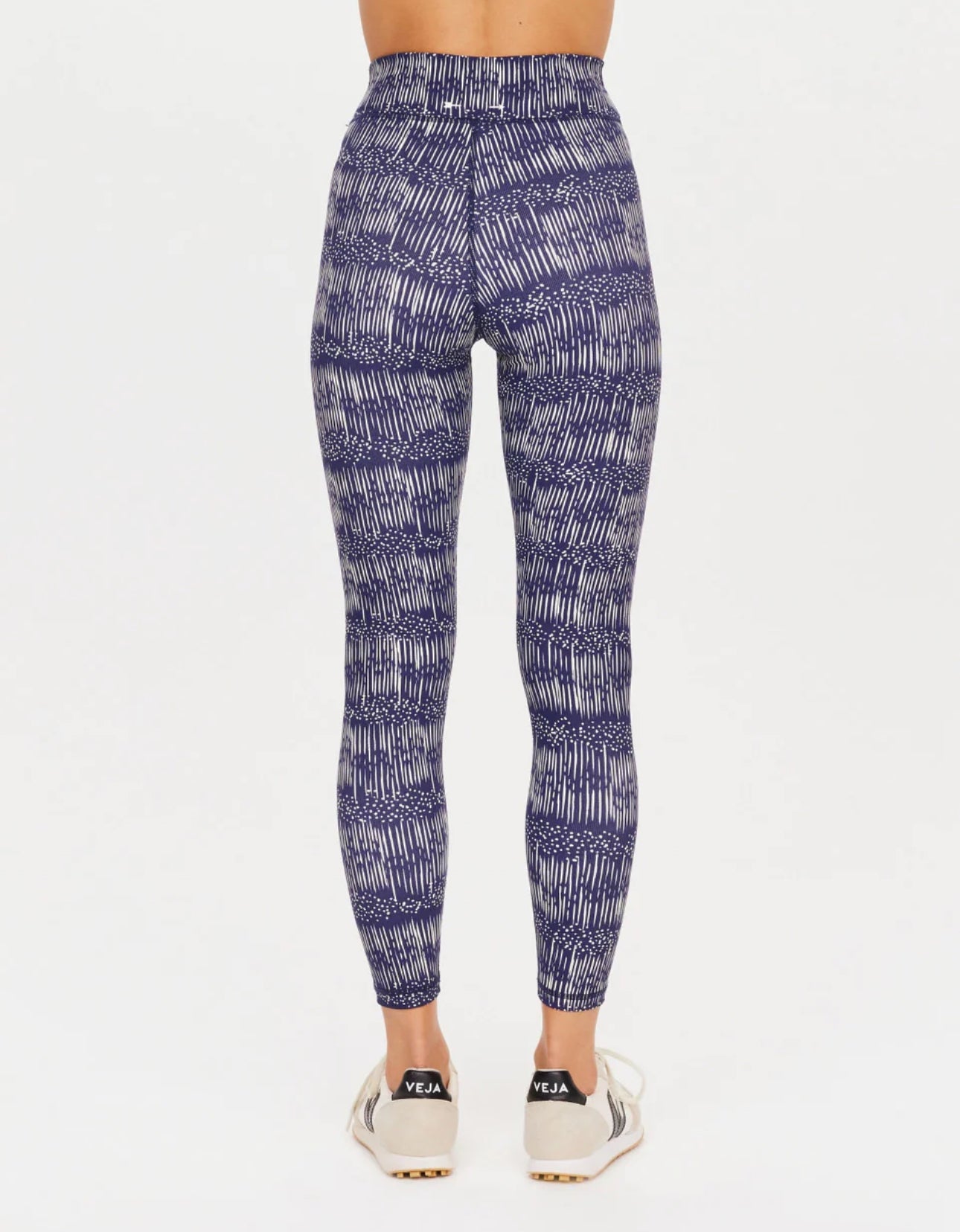 The Upside Yukimi Leggings in Blue , Ribbed Yoga Pants