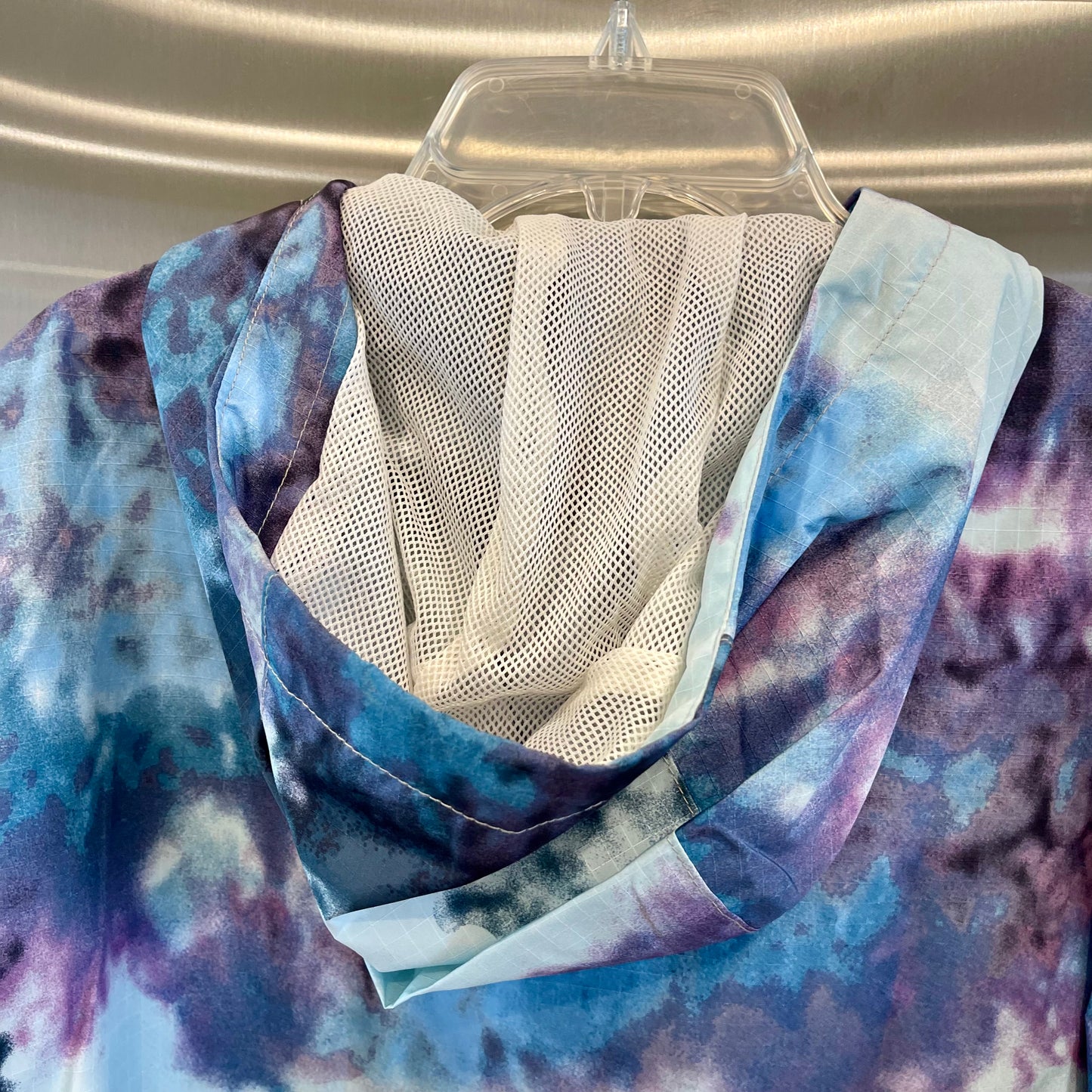 Napapijri Freestrider AOP Anorak pullover Blue tie dye jacket