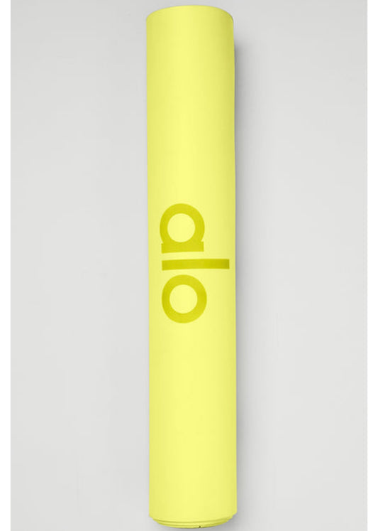 Alo Warrior Mat in Highlighter Yellow Yoga Mat NEW Neon Non Slip