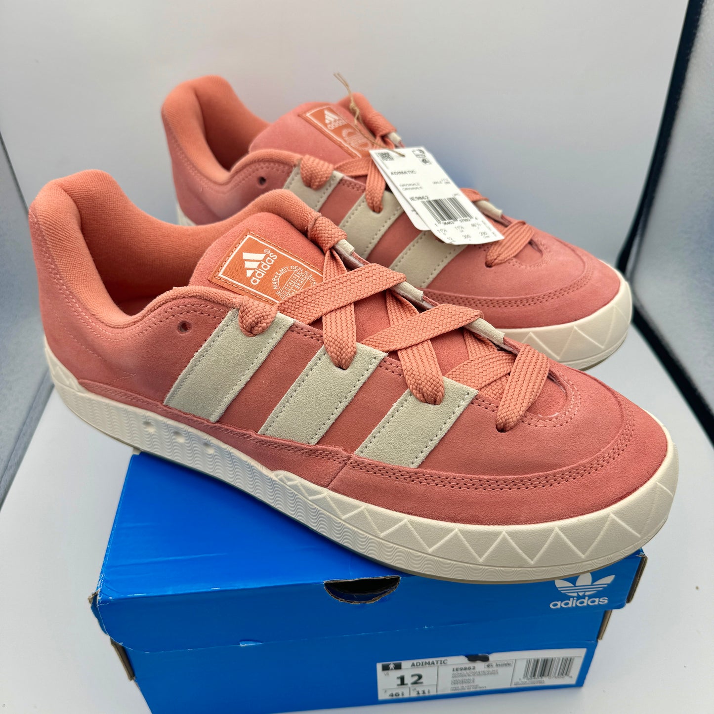 Adidas Originals Adimatic Sneakers Wonderclay Salmon Shoes Suede Leather