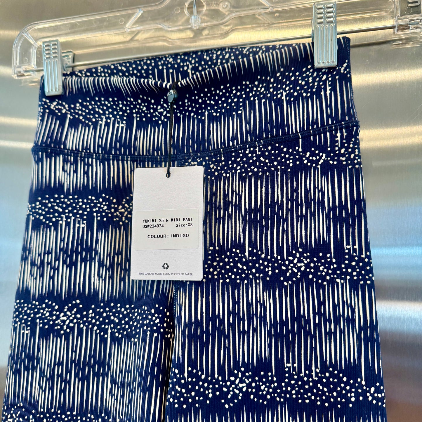 The Upside Yukimi Leggings in Blue , Ribbed Yoga Pants