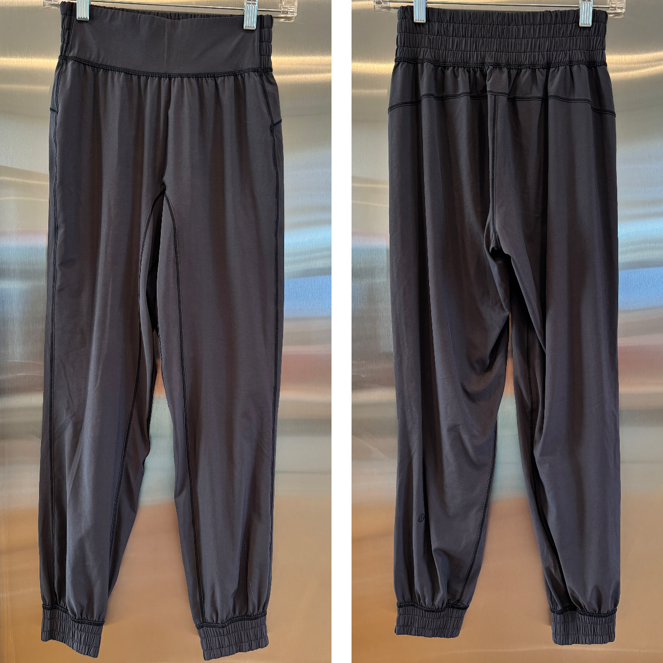 Lululemon Dark Grey Women’s Joggers Lightweight Pants Pre-Owned