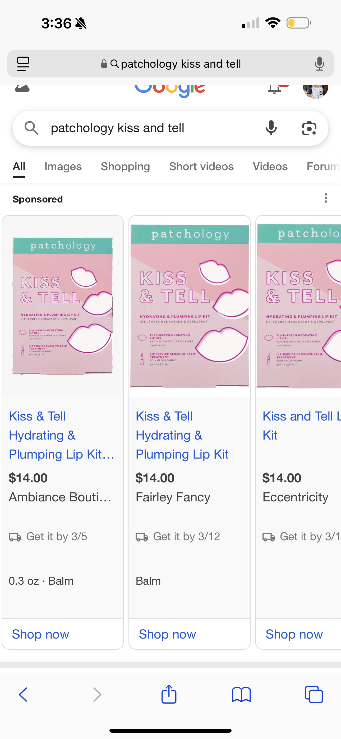 Patchology Kiss & Tell Hydrating and Plumping Lip Set — BUNDLE 10X