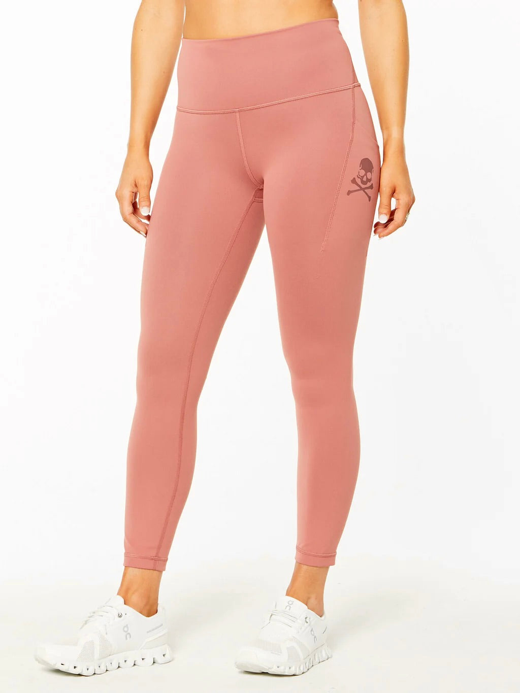Lululemon x Soul Cycle Matching Set in Brier Rose Wunder Train Tight 25” and Long Line Bra