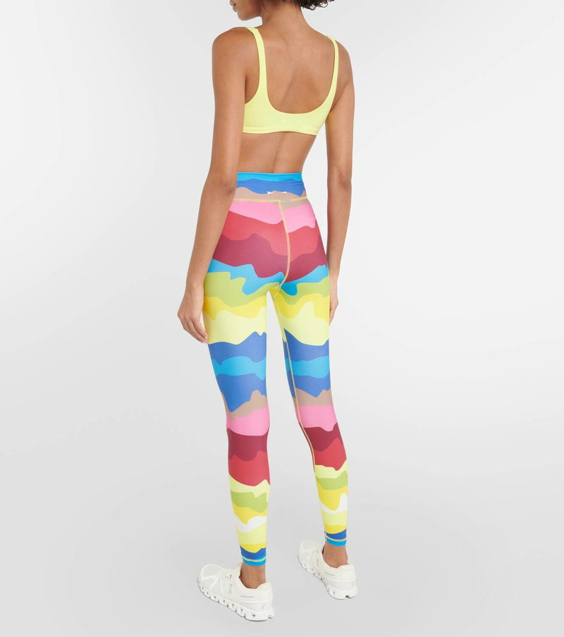 The Upside SET Astro Rory Bra and Printed Leggings in Multicolor / Citrus