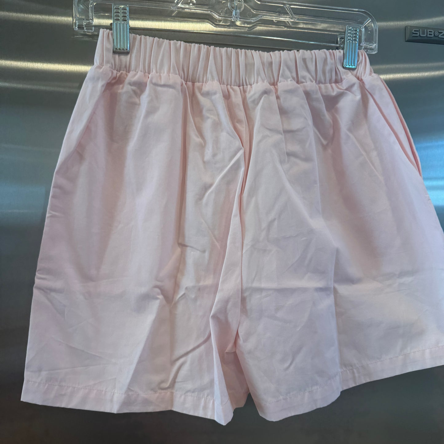 Anine Bing Liam Boxer Short Women’s Shorts with pockets in blush light pink